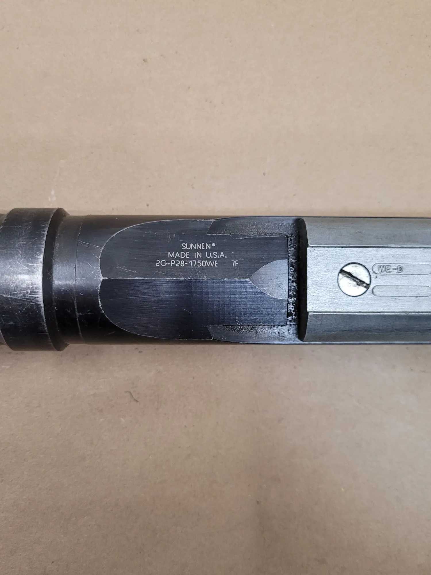 SUNNEN P28 HONING MANDREL 2-STONE OAL 12.5IN MINBORE 1.73IN MAXBORE 1.875IN ABRL 6.56IN - MACHINE TOOLING
