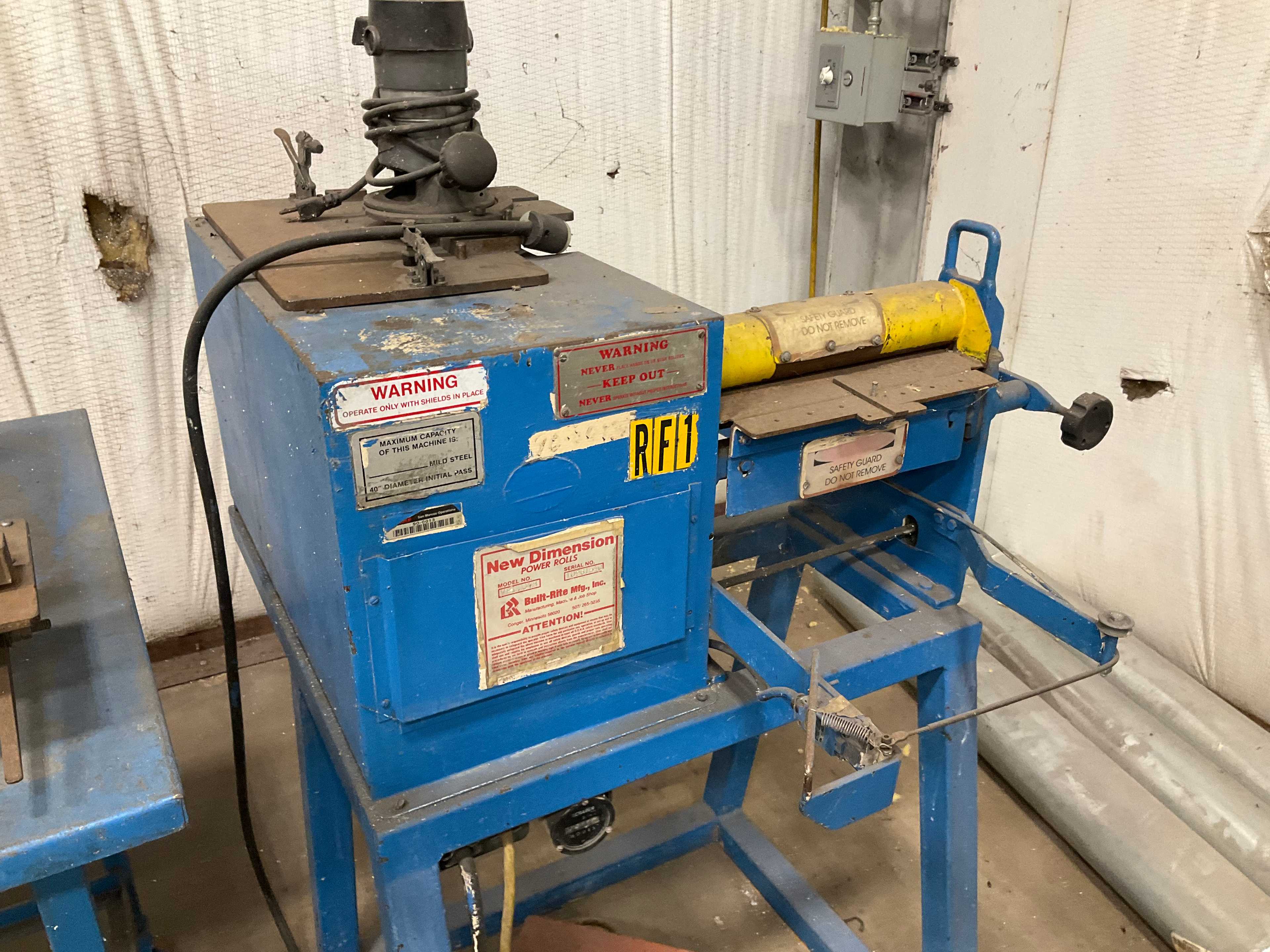 NEW DIMENSION MP1.048 POWER PINCH ROLLER - CNC CUTTING TABLES