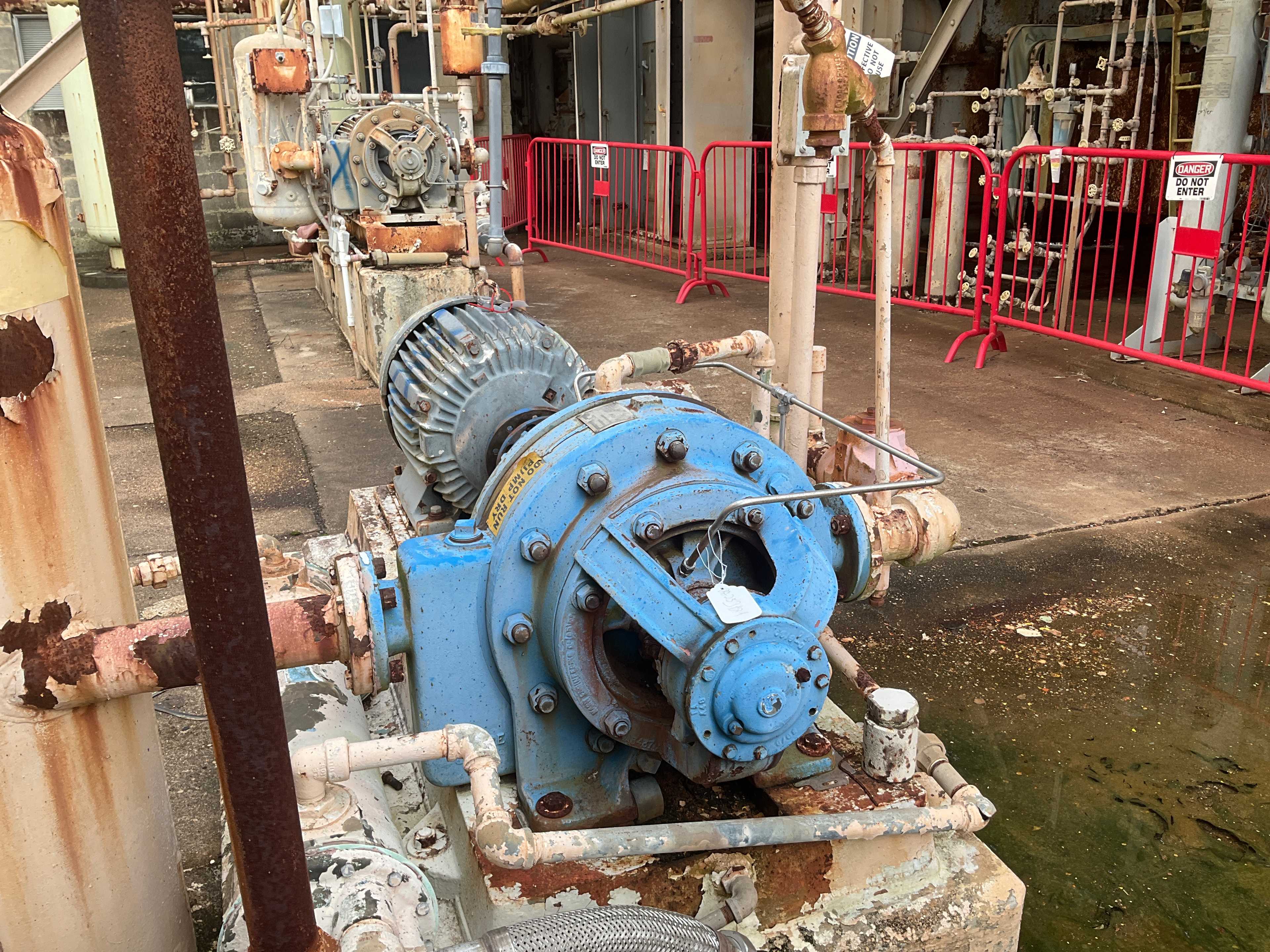 NASH A3437 PUMP WITH U.S ELECTRICAL MOTORS MOTOR - PUMP & MOTOR ASSEMBLY