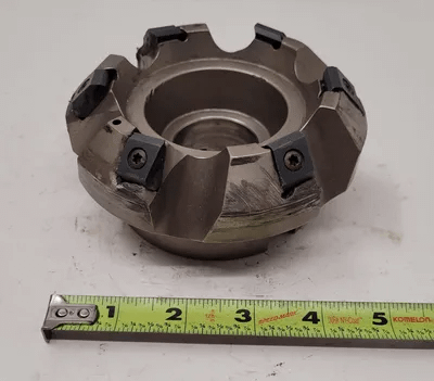 INGERSOLL SN6N-04R01 FACE MILL, 4.69″ DIA., 6 INSERTS, 45 DEGREE ANGLE - MACHINE TOOLING