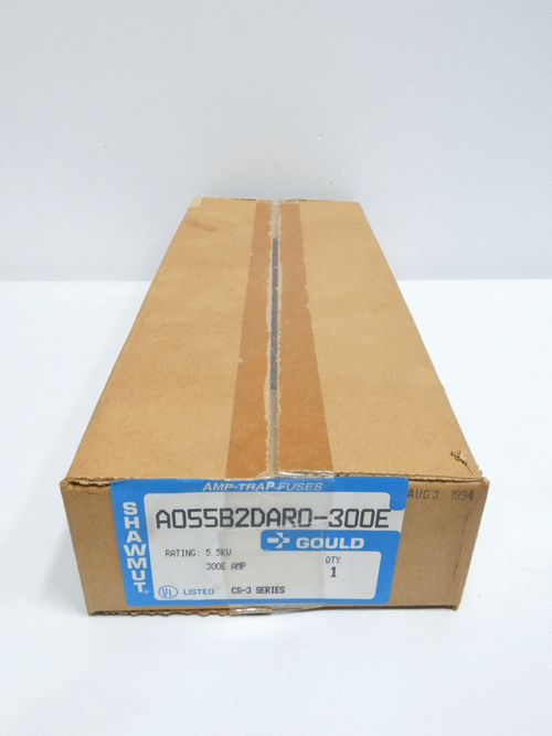 SKU 1039587 - GOULD SHAWMUT A055B2DAR0-300E AMP-TRAP MEDIUM VOLTAGE FUSE 300E AMP 5.5KV-AC SKU 1039587 - GOULD SHAWMUT A055B2DAR0-300E AMP-TRAP MEDIUM VOLTAGE FUSE 300E AMP 5.5KV-AC