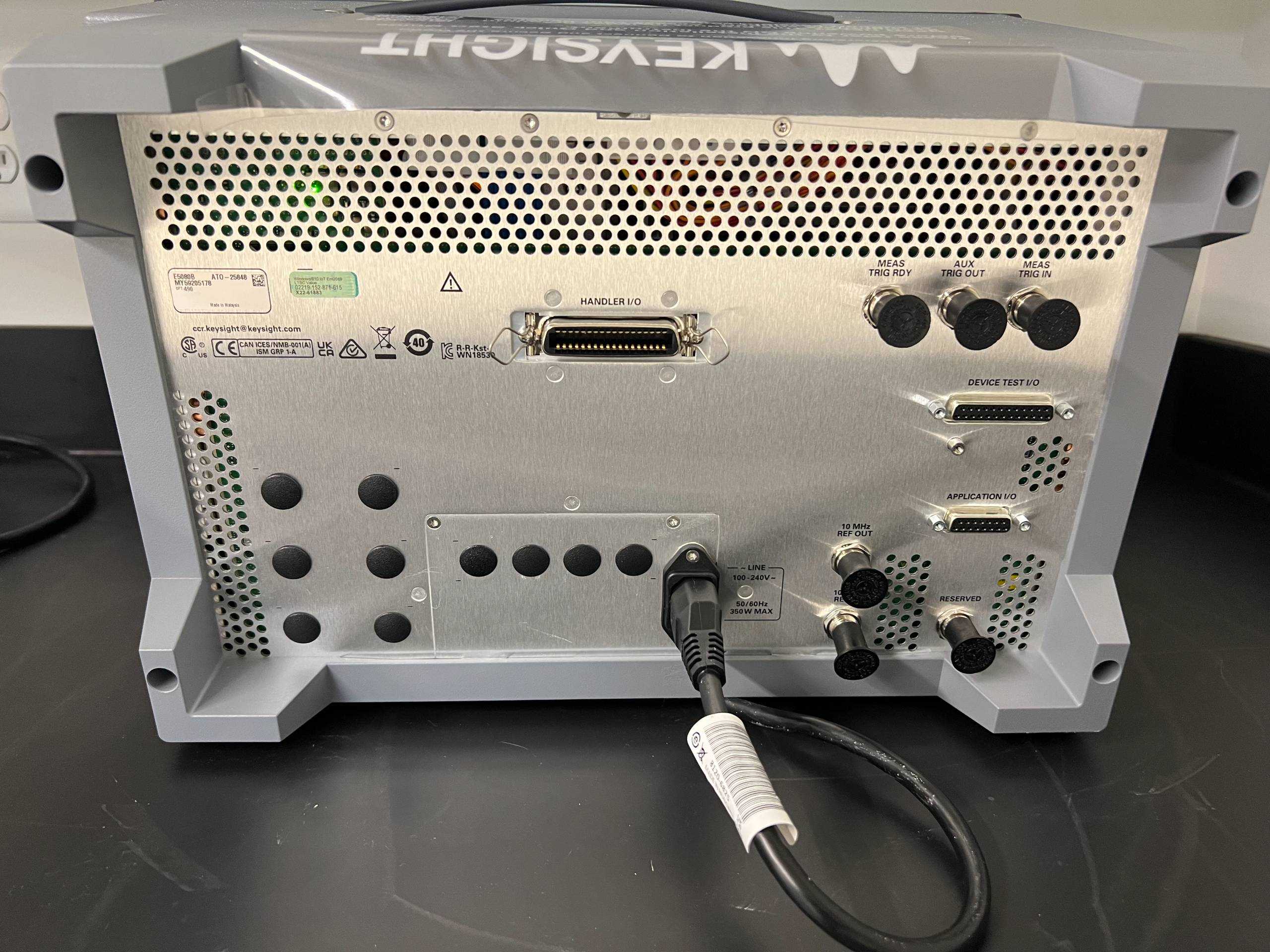 2022 KEYSIGHT TECHNOLOGIES E5080B-490 NETWORK ANALYZER - INSPECTION & MEASUREMENT