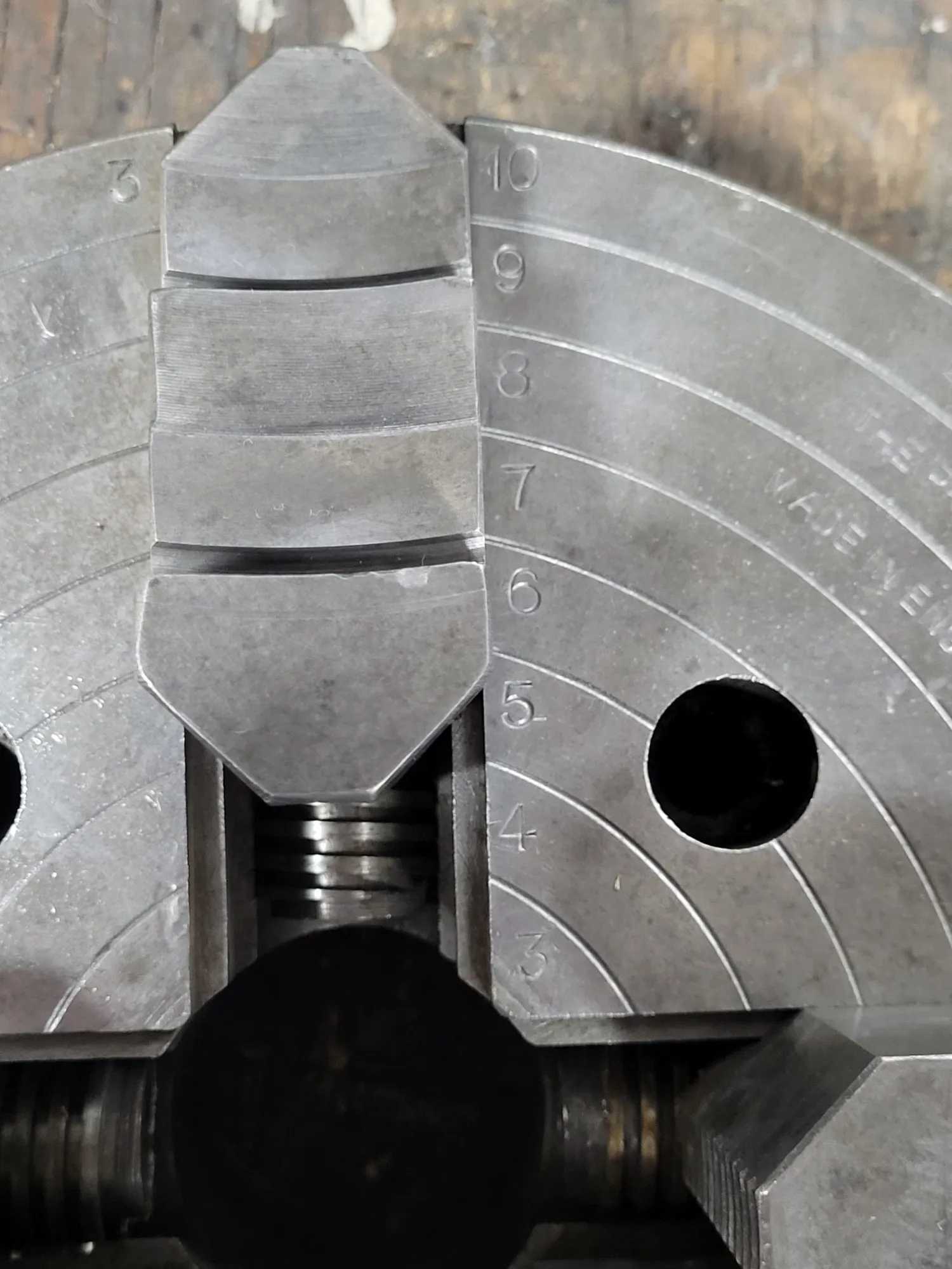 10IN PRATT CHUCK – 4 JAW - FLAT BACK - MACHINING TOOLING & PARTS