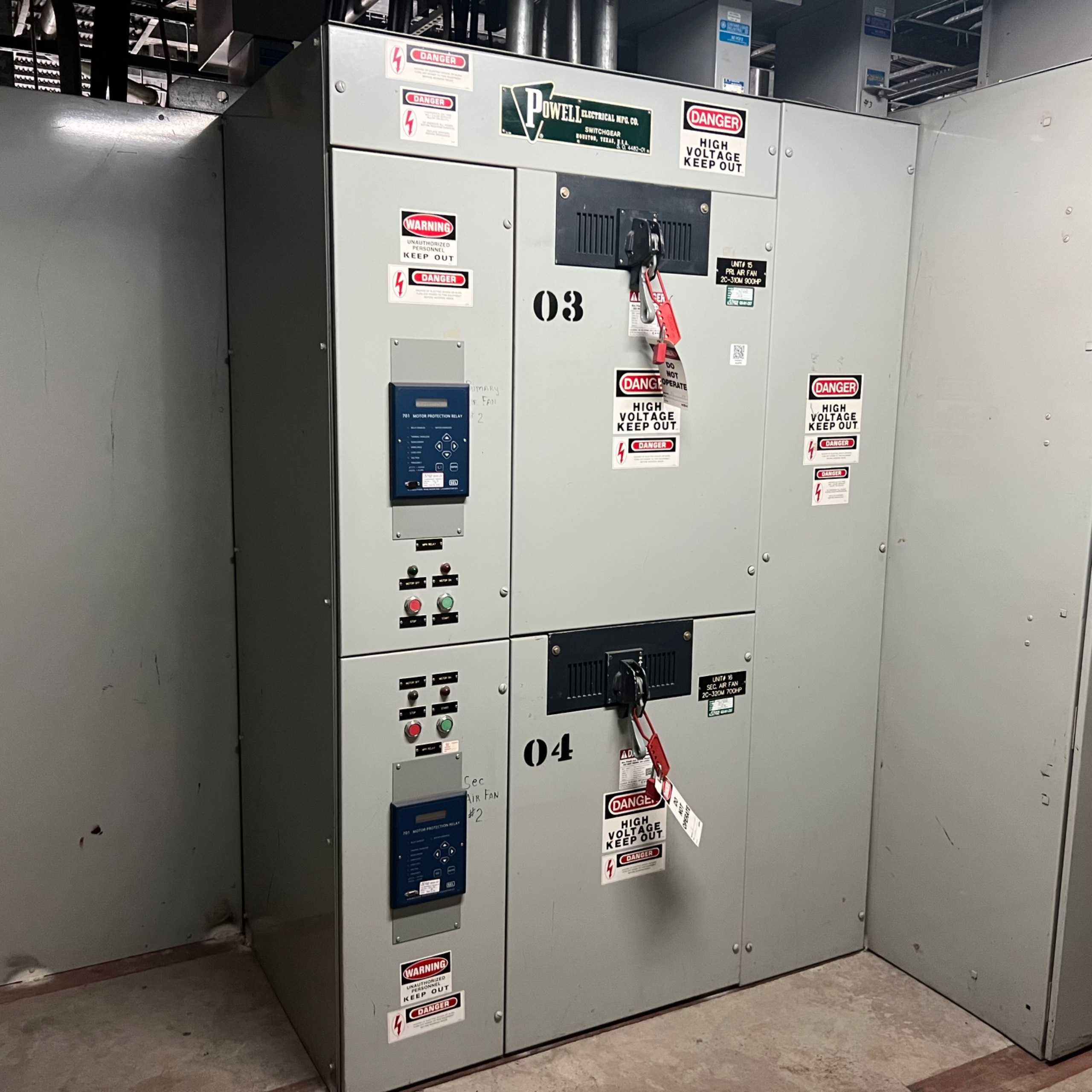 POWELL MEDIUM VOLTAGE SWITCHGEAR - SWITCHGEAR