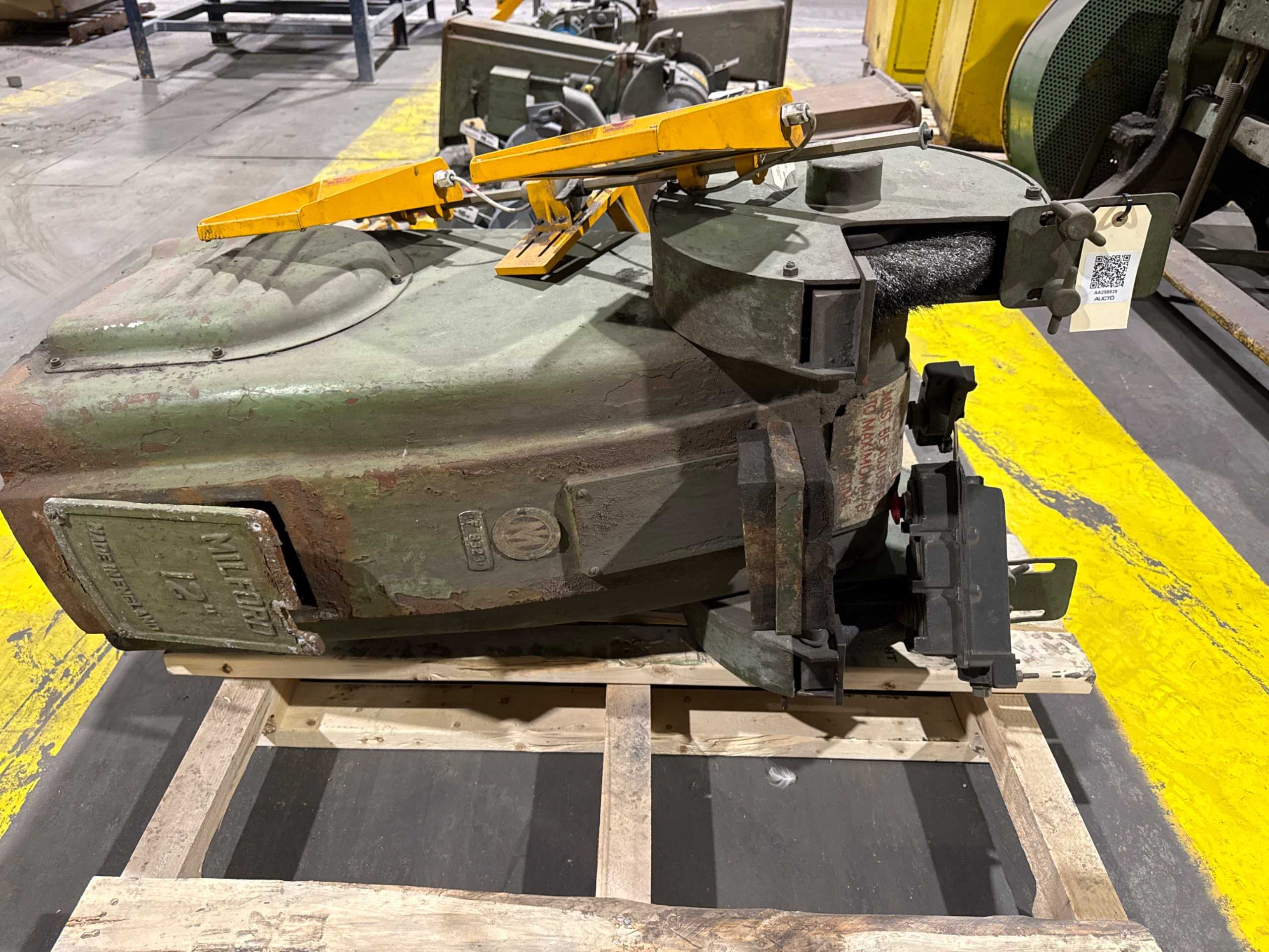 B. Elliott & CO. LTD. Milford 12in Double Ended Grinder 2HP, 3PH, 1787RPM, 12in Wheels - BENCH GRINDERS