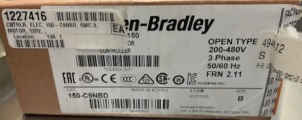 BULK LIST OF INDUSTRIAL PARTS - ALLEN BRADLEY - undefined