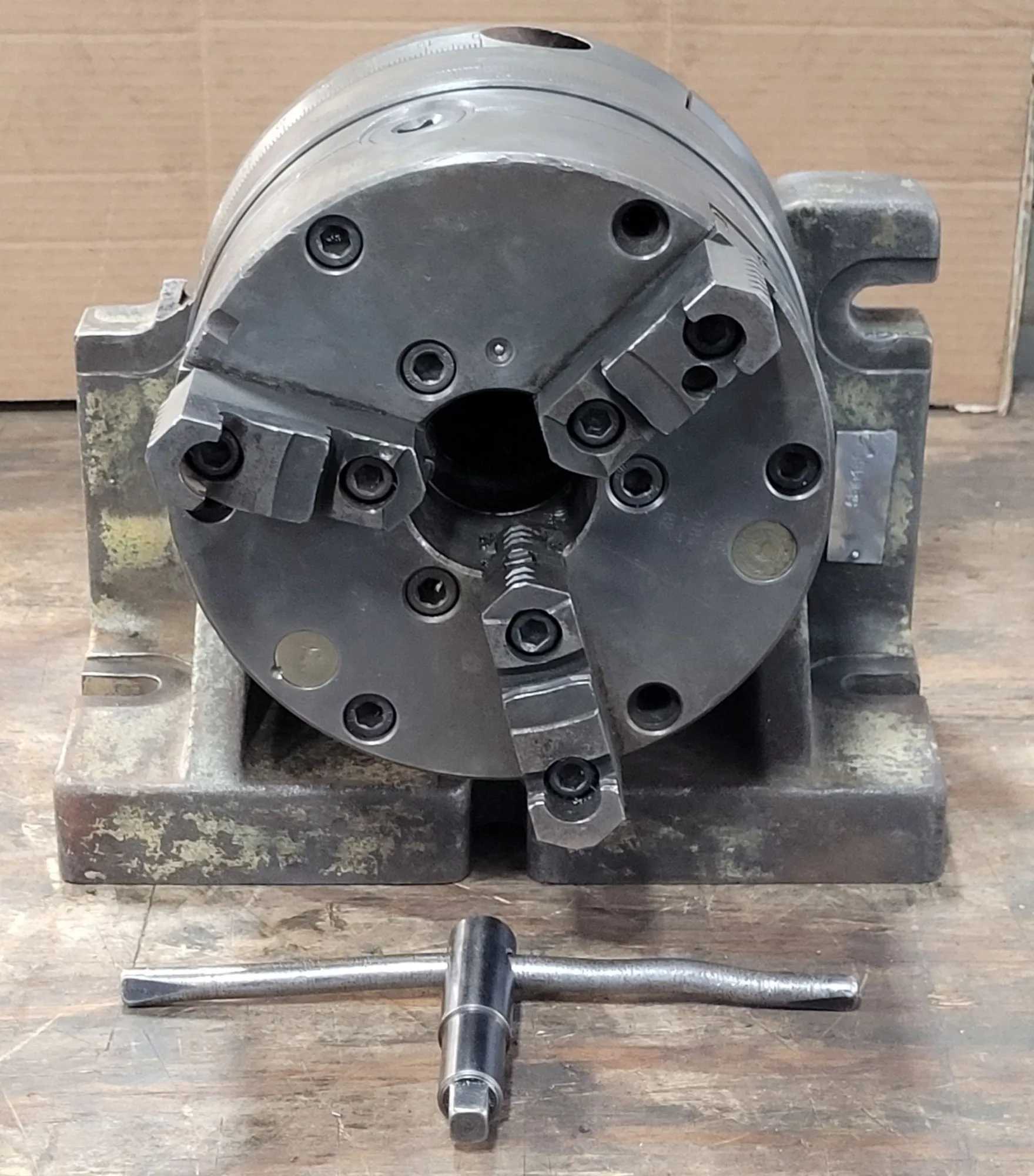 SUPER SPACER W/ 8IN BISON – 3 JAW CHUCK - MACHINING TOOLING & PARTS