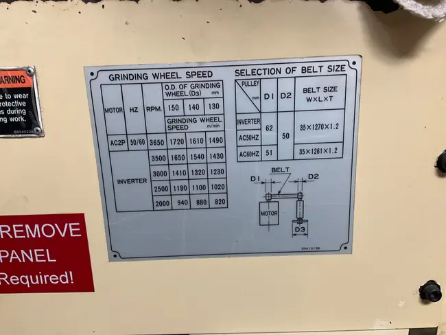 1994 AMADA WASINO GLS-50A OPTICAL PROFILE GRINDING MACHINE - undefined