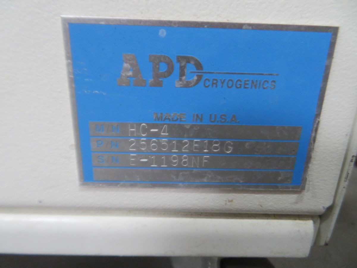 APD CRYOGENICS HC-4 WATER COOLED COMPRESSOR - LAB & SCIENTIFIC