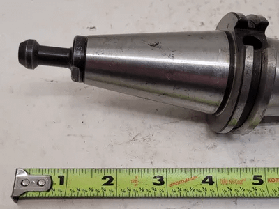 NIKKEN CAT 40 COLLET CHUCK TOOL HOLDER, BORE DIA: 15MM, BODY DIA MAX: 43.8MM, PROJECTION: 5-5/8IN - MACHINE TOOLING