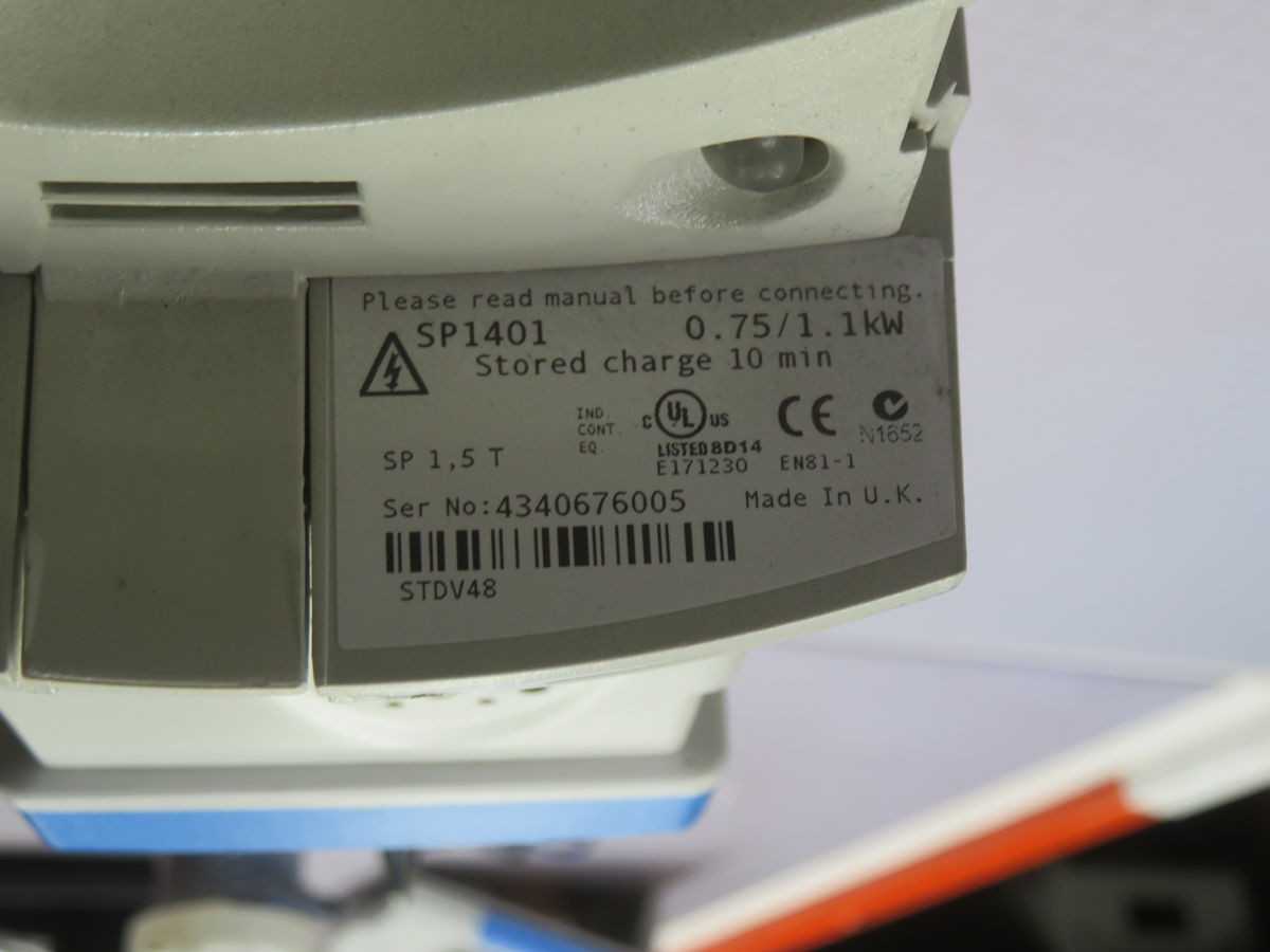 PROMESS SP1401 AC DRIVE W SCREEN DAMAGE T266084 - AC VFD DRIVES