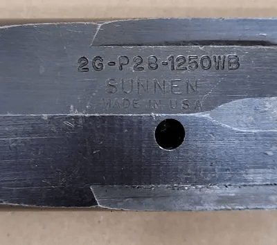SUNNEN 2G-P28-1250 WB HONING MANDREL, 1.230-1.375 INCH DIAMETER RANGE, P28 STONE SIZE - MACHINE TOOLING