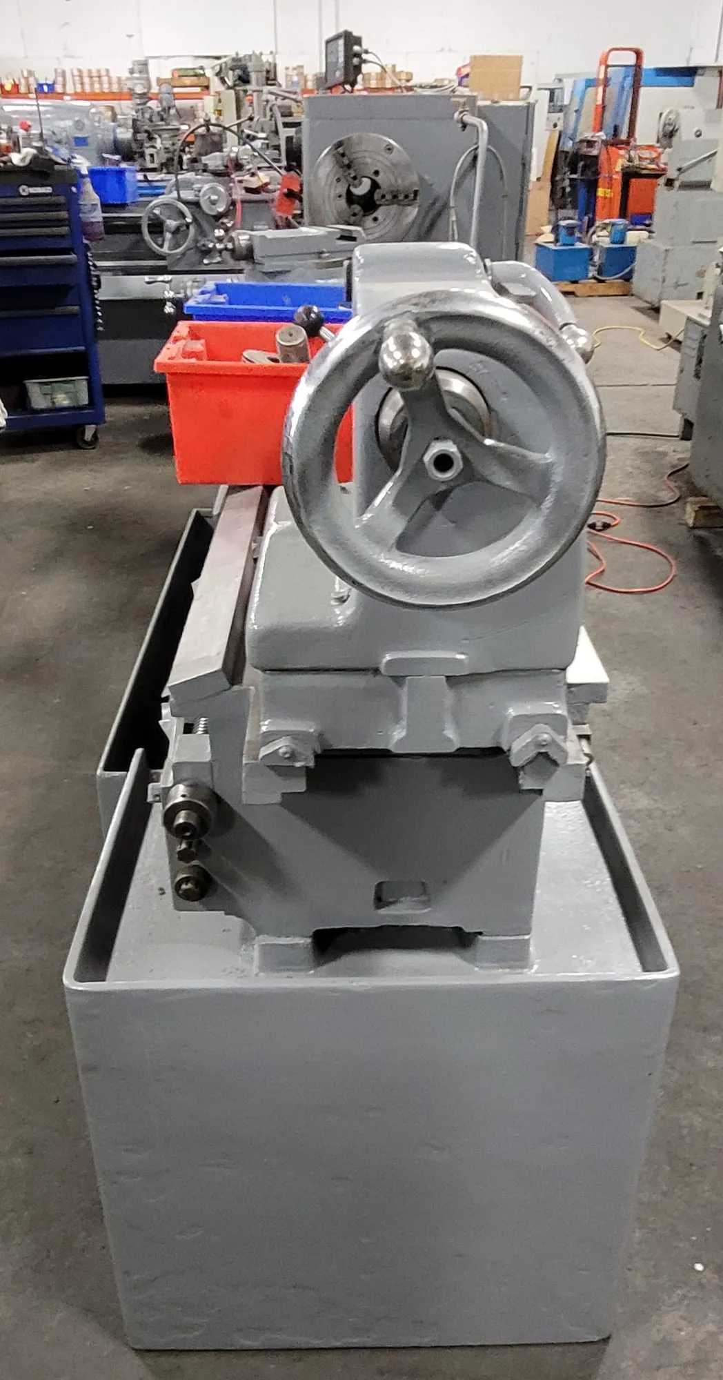 LEBLOND MAKINO REGAL 19 SERVO SHIFT ENGINE LATHE, 20" SWING, 82" CC, 3" BORE, 12" CHUCK, DRO - MANUAL LATHES