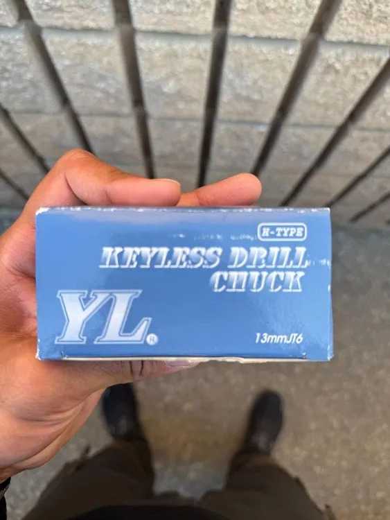 YL KEYLESS DRILL CHUCK H-TYPE 13MM JT6, 1.5-13MM, JT6 MOUNT, ≤0.05MM TIR, 0.7KG, 4500-5000 RPM - MACHINE TOOLING