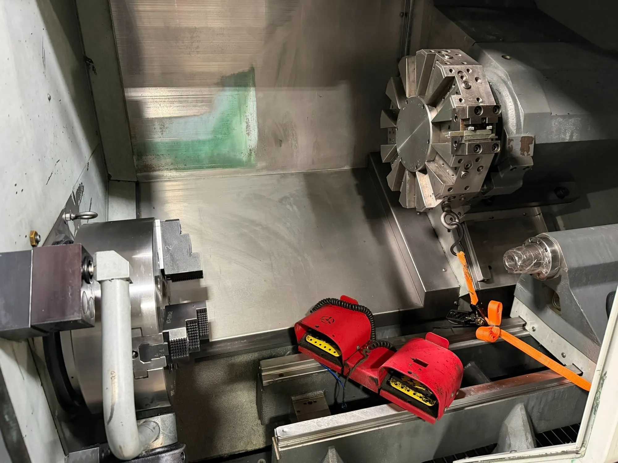 2014 HAAS ST-35 CNC LATHE, 15" CHUCK, 40 HP, 3200 RPM, 4" BAR, 12-STATION TURRET, TAILSTOCK - CNC LATHES