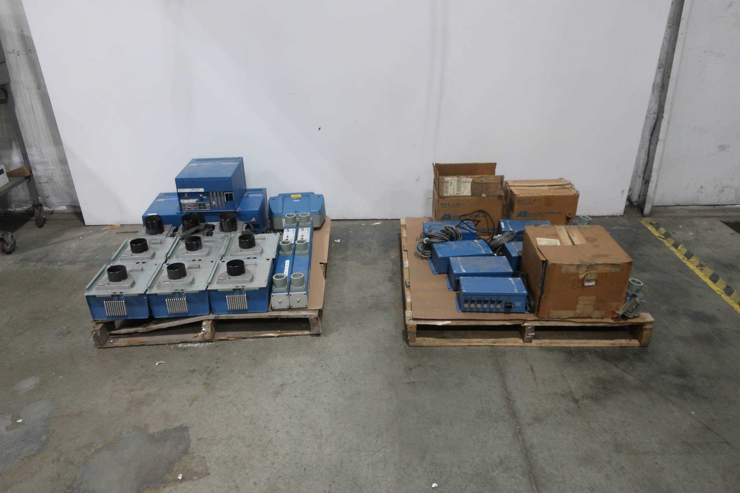 SKU 1737892 - 2 PALLETS OF ASSORTED ACCU-SORT EQUIPMENT 06-AV4000-001, AV6010, 1000065956,  AV4000 - ELECTRICAL EQUIPMENT