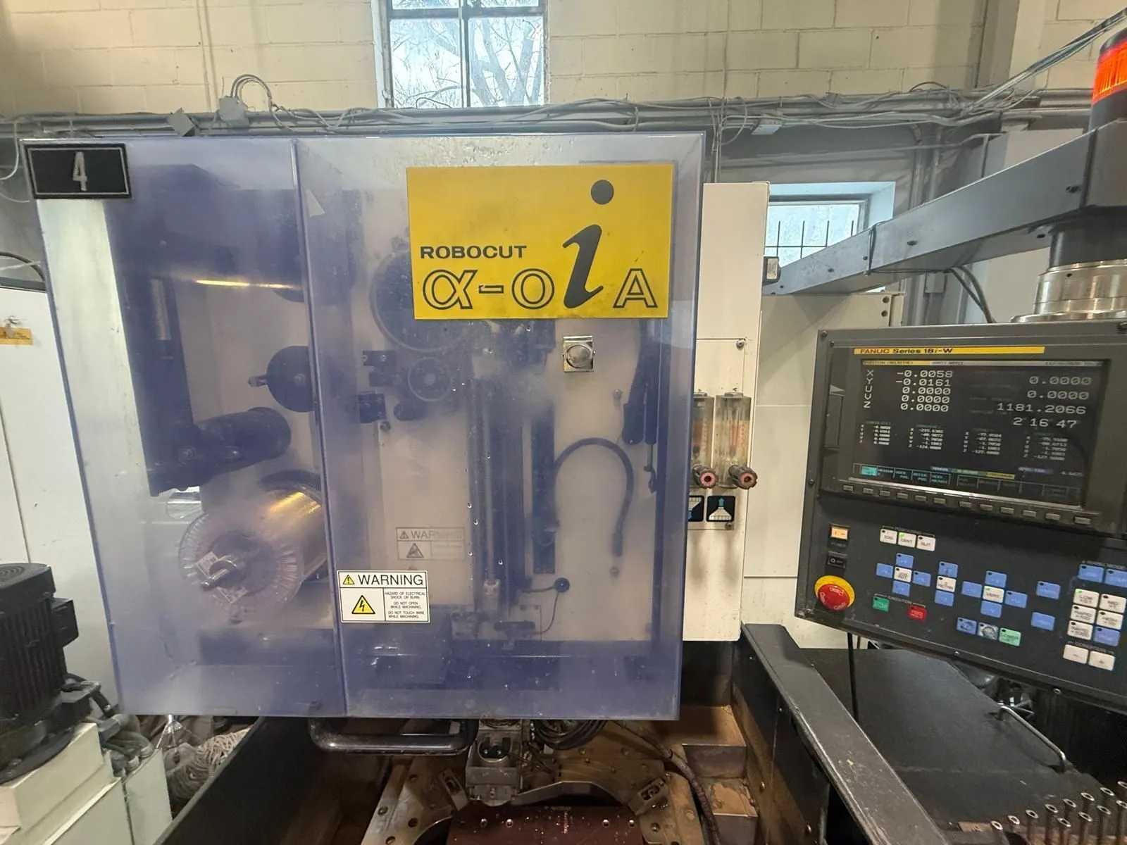 2000 FANUC ROBOCUT ALPHA-0IA CNC WIRE-CUT EDM, 320X220X180MM TRAVEL, 500KG MAX LOAD - WIRE EDM MACHINES