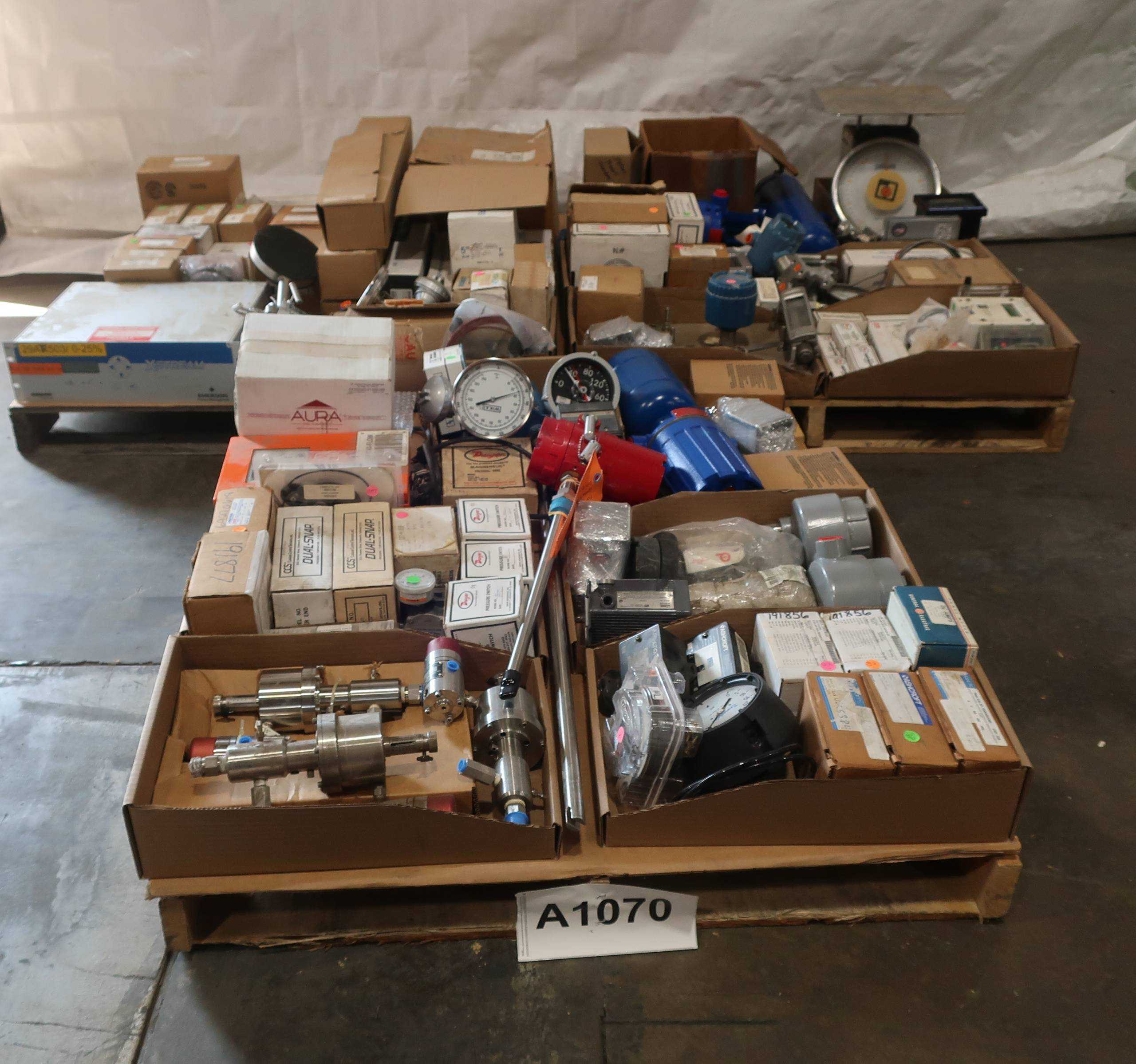 3 PALLETS OF ASSORTED INSTRUMENTATION - INSTRUMENTATION