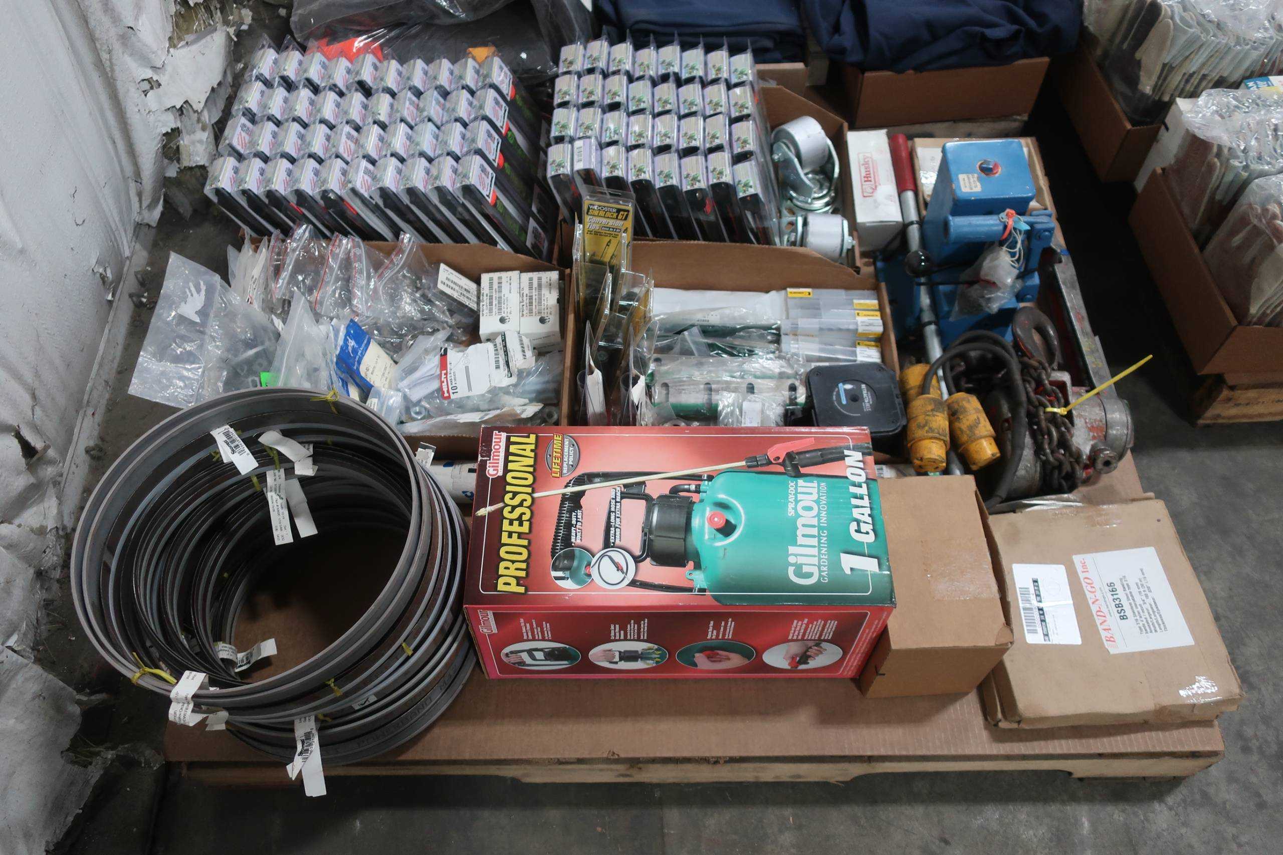 3 PALLETS OF ASSORTED SHOP SUPPLIES AND PPE - PPE