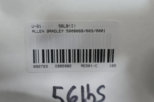 SKU 985982 - ALLEN BRADLEY 509-DOD CENTERLINE SIZE 3 MCC STARTER BUCKET 120V-AC 50HP - MOTOR STARTERS