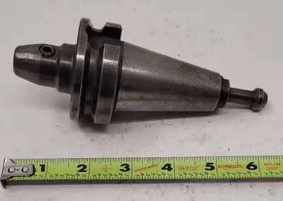 LYNDEX B4006-0375 BT40 TAPER SHANK END MILL HOLDER CAT 40 OAL 5" BORE 3/8IN - MACHINE TOOLING