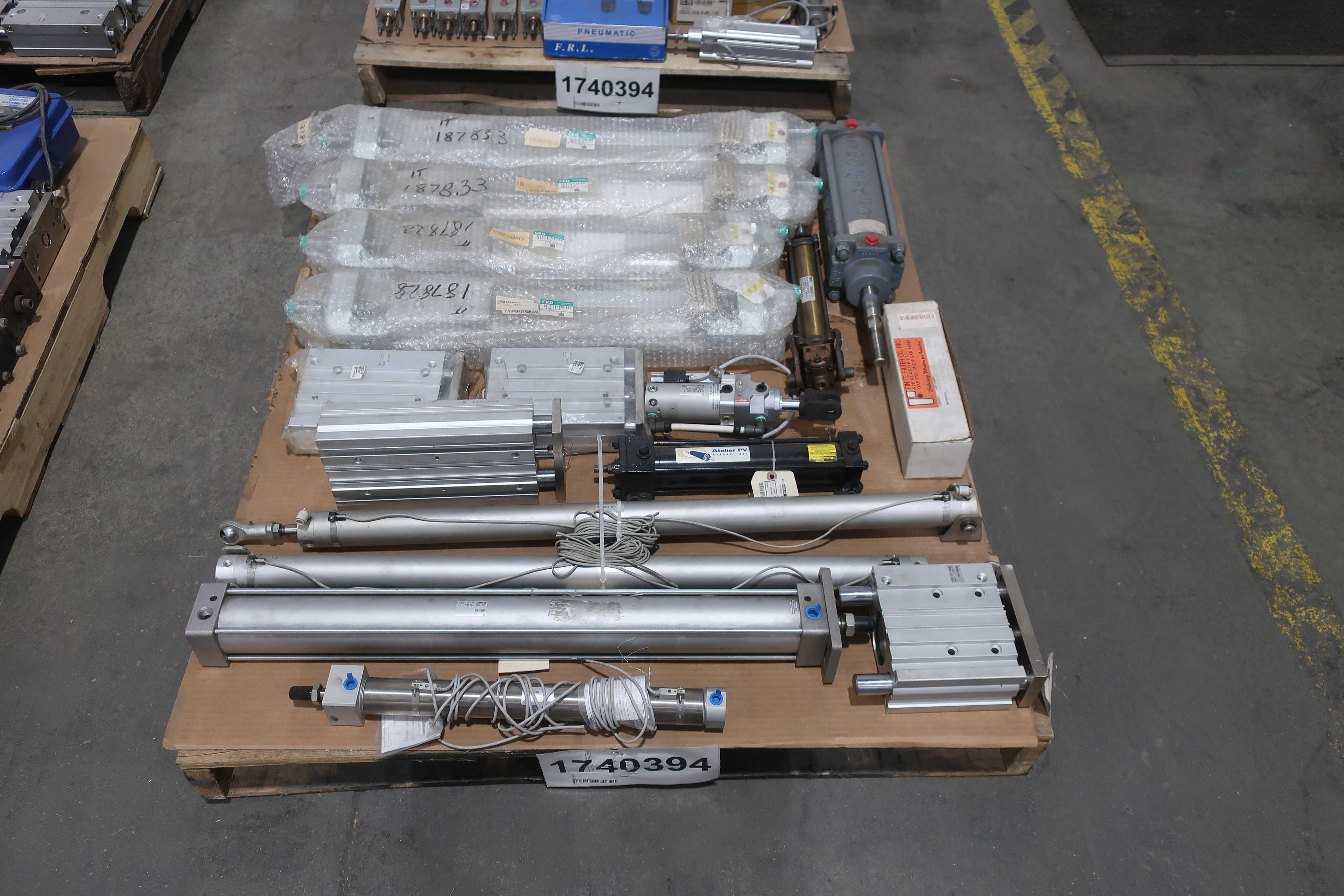 SKU 1740394 - 4 PALLETS OF ASSORTED PNEUMATIC REPLACEMENT PARTS - PNEUMATIC PARTS