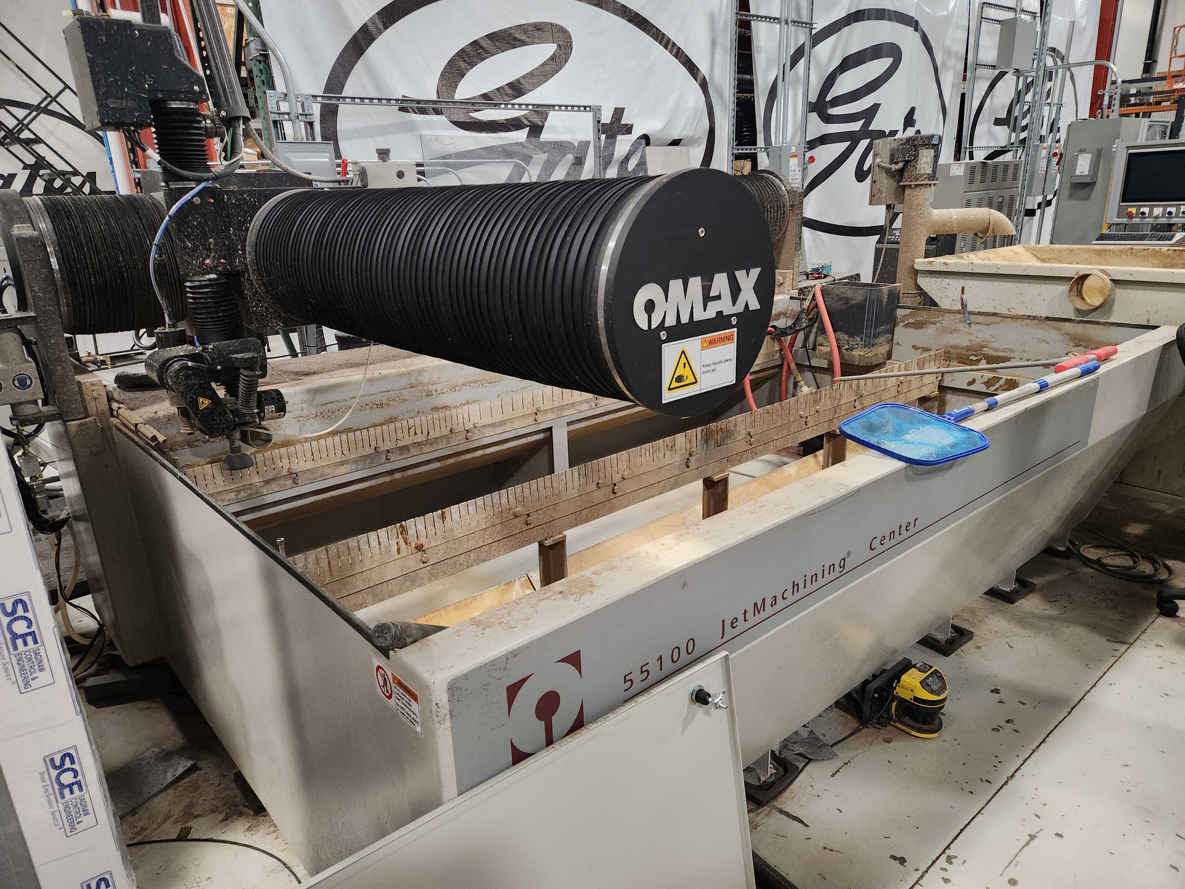 OMAX 55100 WATERJET CUTTING MACHINE - WATERJET CUTTING MACHINE