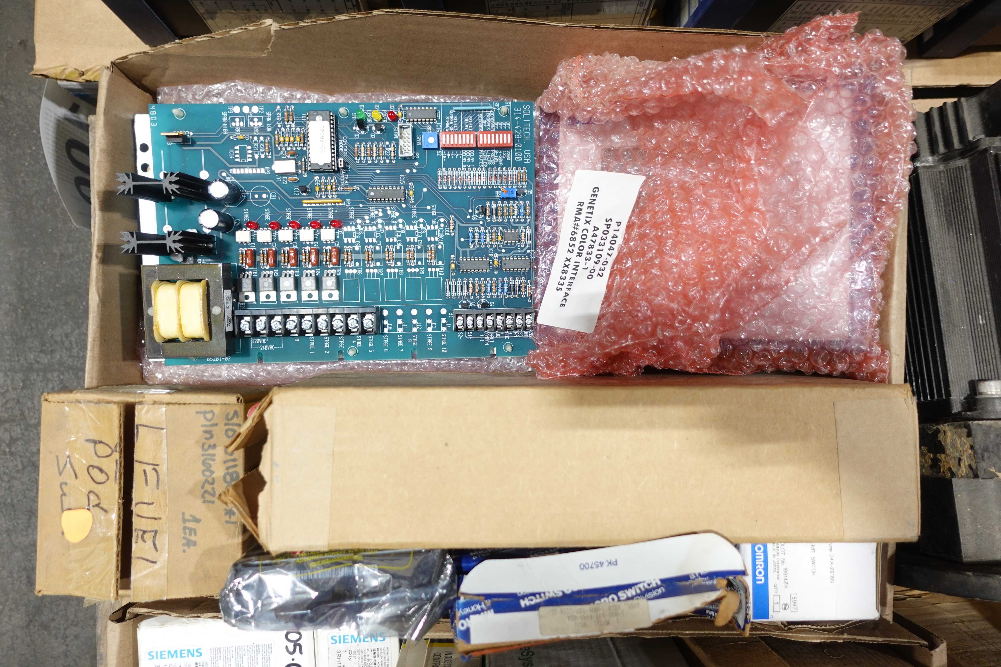 4 PALLETS OF ASSORTED AUTOMATION AND ELECTRICAL CONTROLS - AUTOMATION & CONTROLS