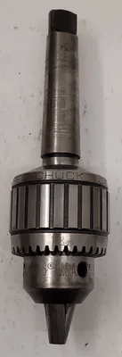 JACOBS 18N BALL BEARING SUPER CHUCK W/ #4MT ARBOR (1/8-3/4IN CAPACITY) - MACHINE TOOLING