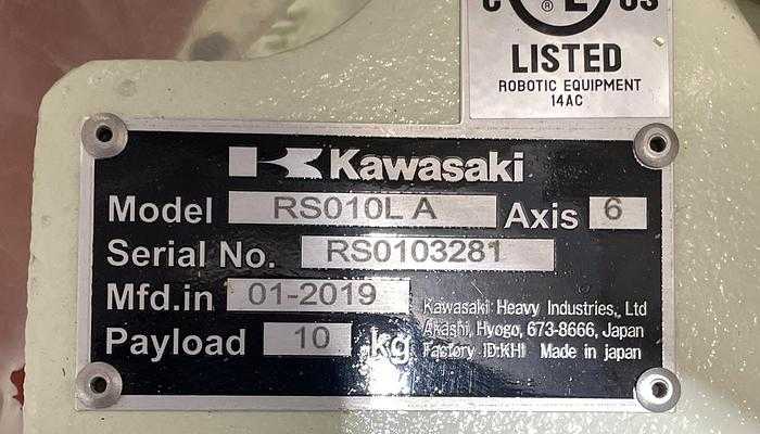 2019 KAWASAKI RS010L INDUSTRIAL ROBOT, 10KG PAYLOAD, 1925MM REACH, IP67, 13,100MM/S SPEED - ARTICULATED ROBOTS