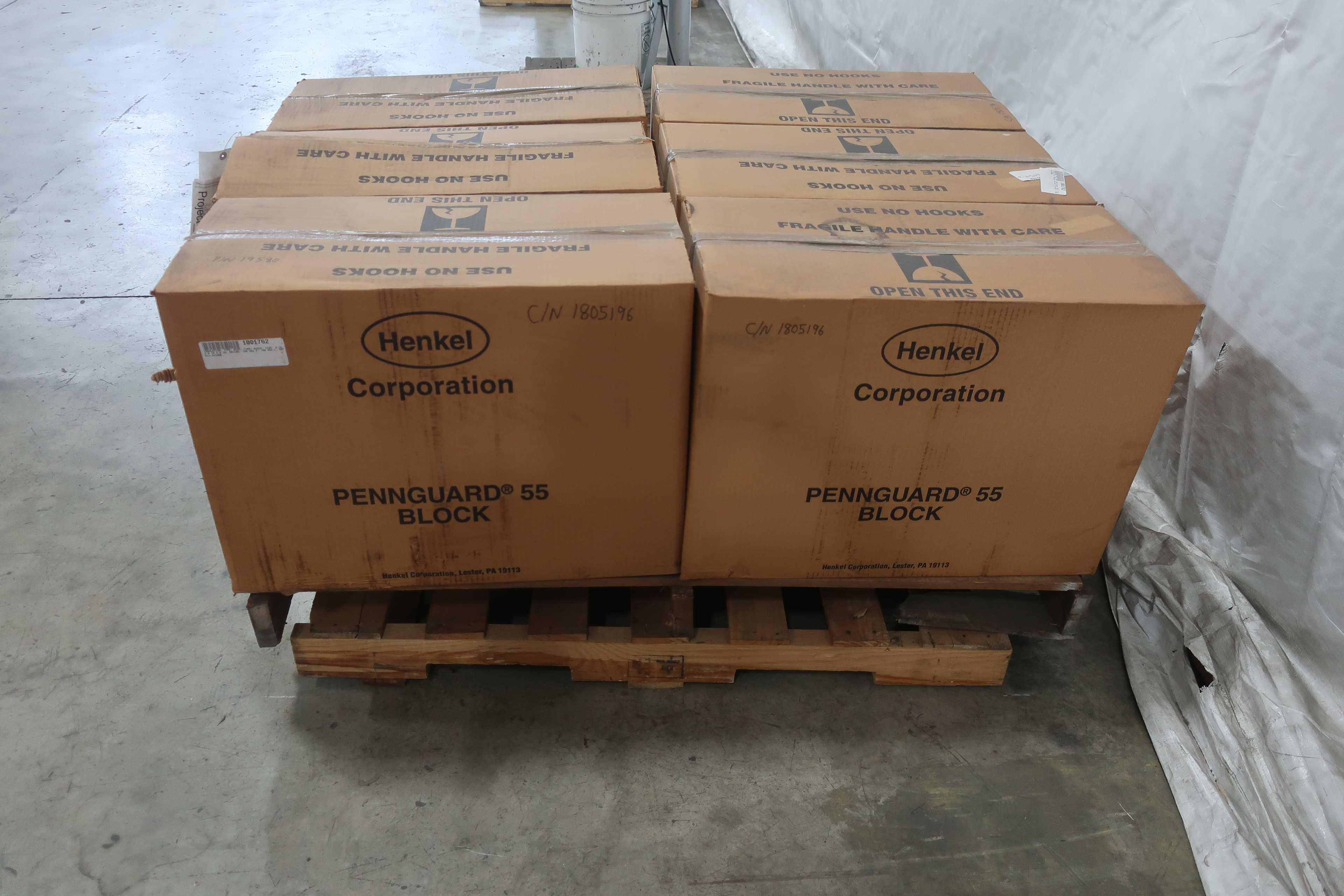 LOT OF HENKEL PENNGUARD 55 BLOCK FILTRATION LINERS - SEALS