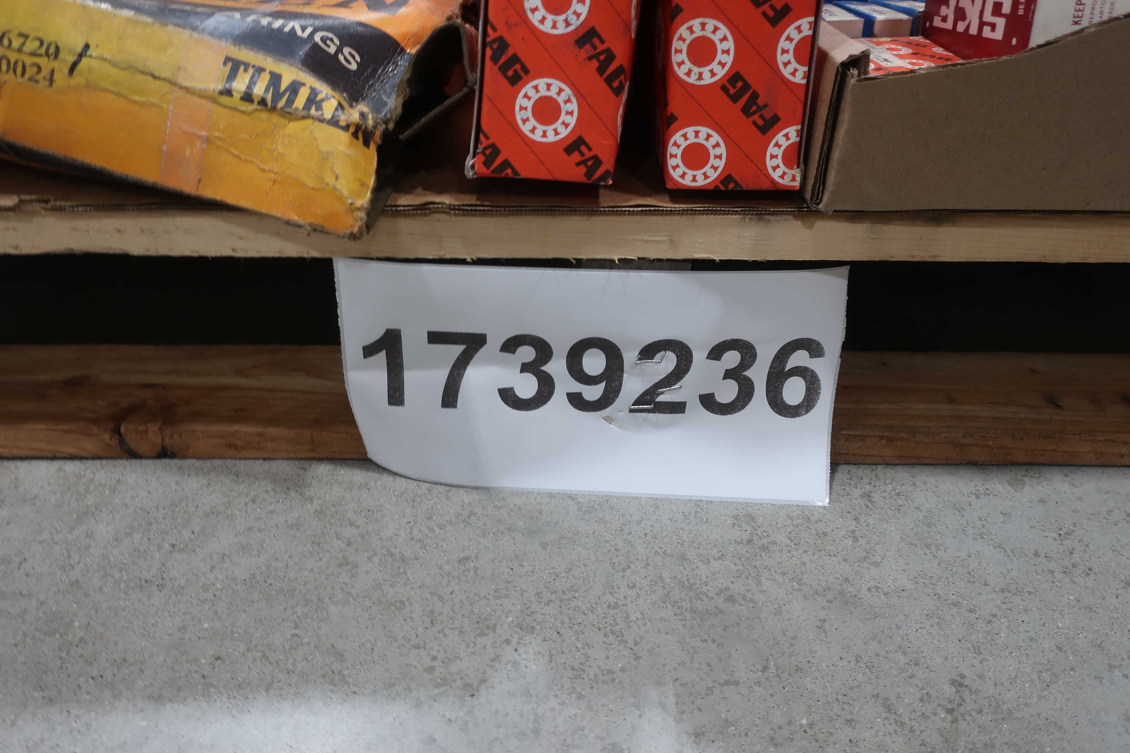 SKU 1739236 - PALLET OF ASSORTED BEARINGS, TIMKEN, INA, FAG, NTN, SKF - BEARINGS
