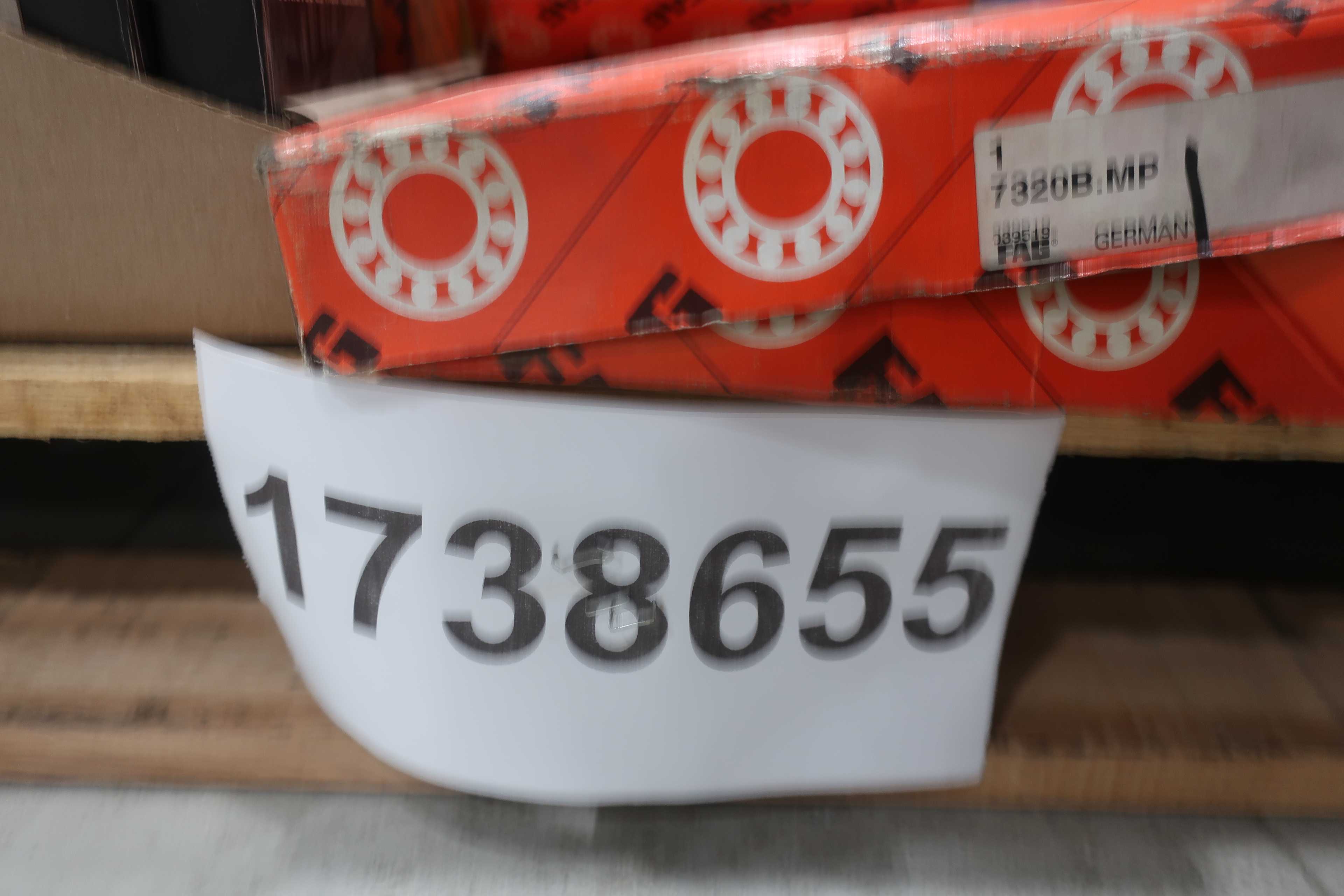 SKU 1738655 - PALLET OF ASSORTED BEARINGS, NACHI, SKF, FAG, INA, TIMKEN, RHP - BEARINGS