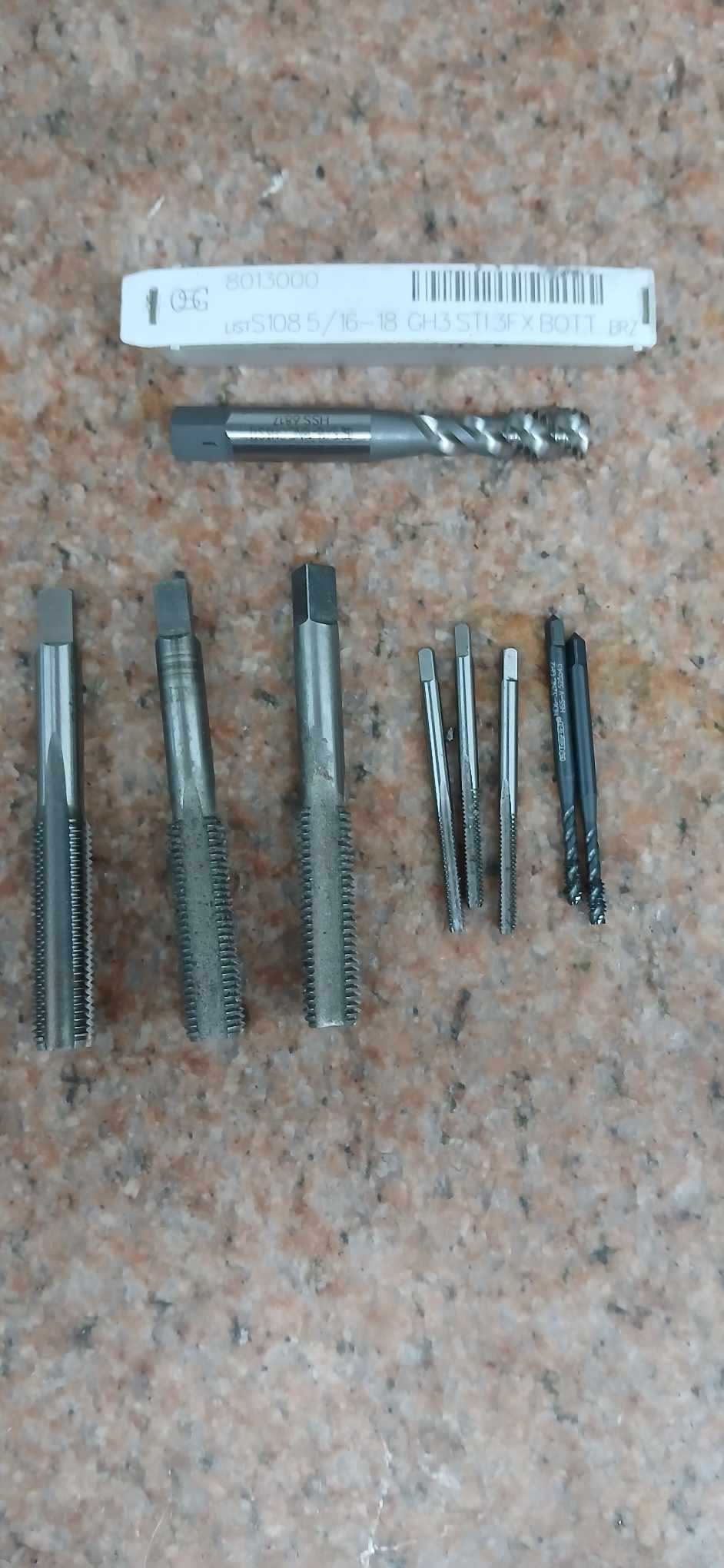 BULK LIST OF TAPS & THREADING TOOLS