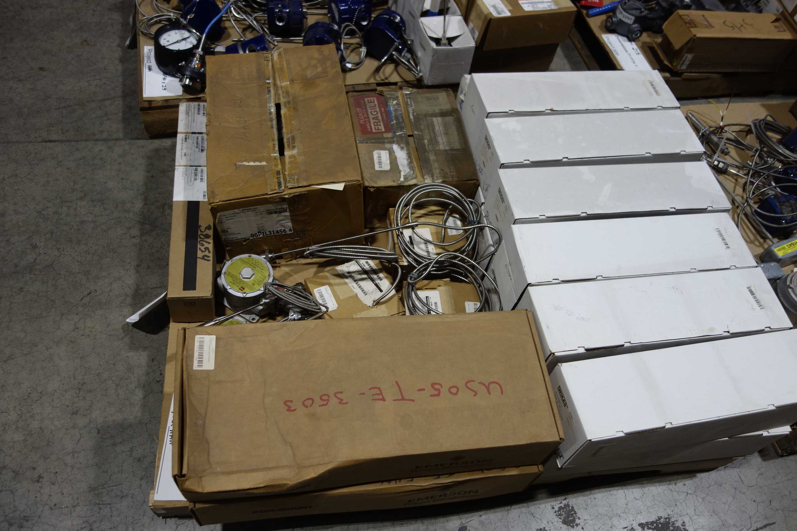4 PALLETS OF ASSORTED TEMPERATURE SENSORS - SENSORS