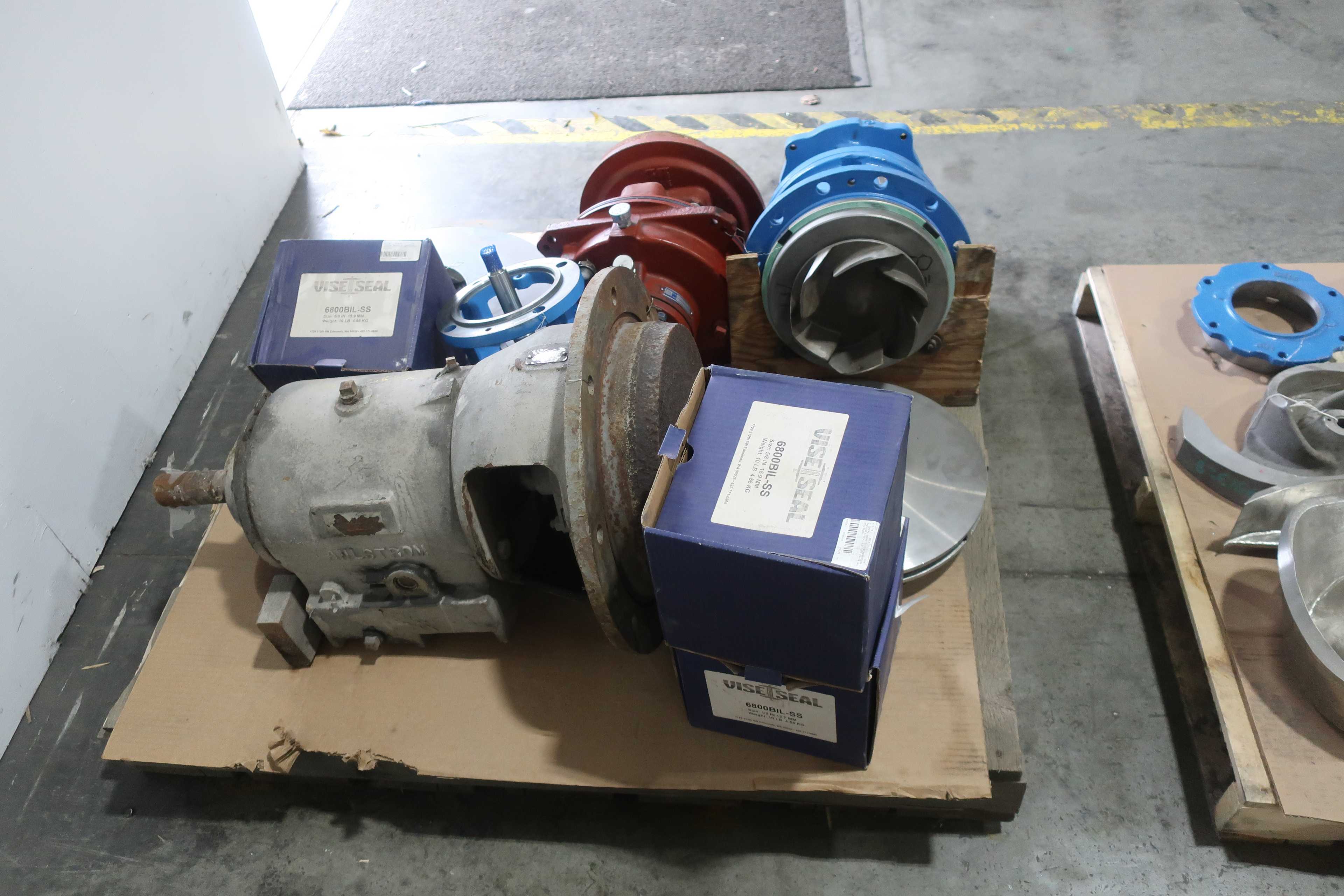 SKU 1748508 - 4 PALLETS OF ASSORTED PUMP PARTS AND ACCESSORIES - PUMP REPLACEMENT PARTS