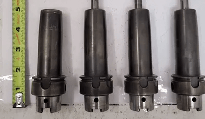 PARLEC H40-38SF394 HSK40A 3/8" SHRINK FIT TOOL HOLDER (LOT OF 4) - MACHINE TOOLING