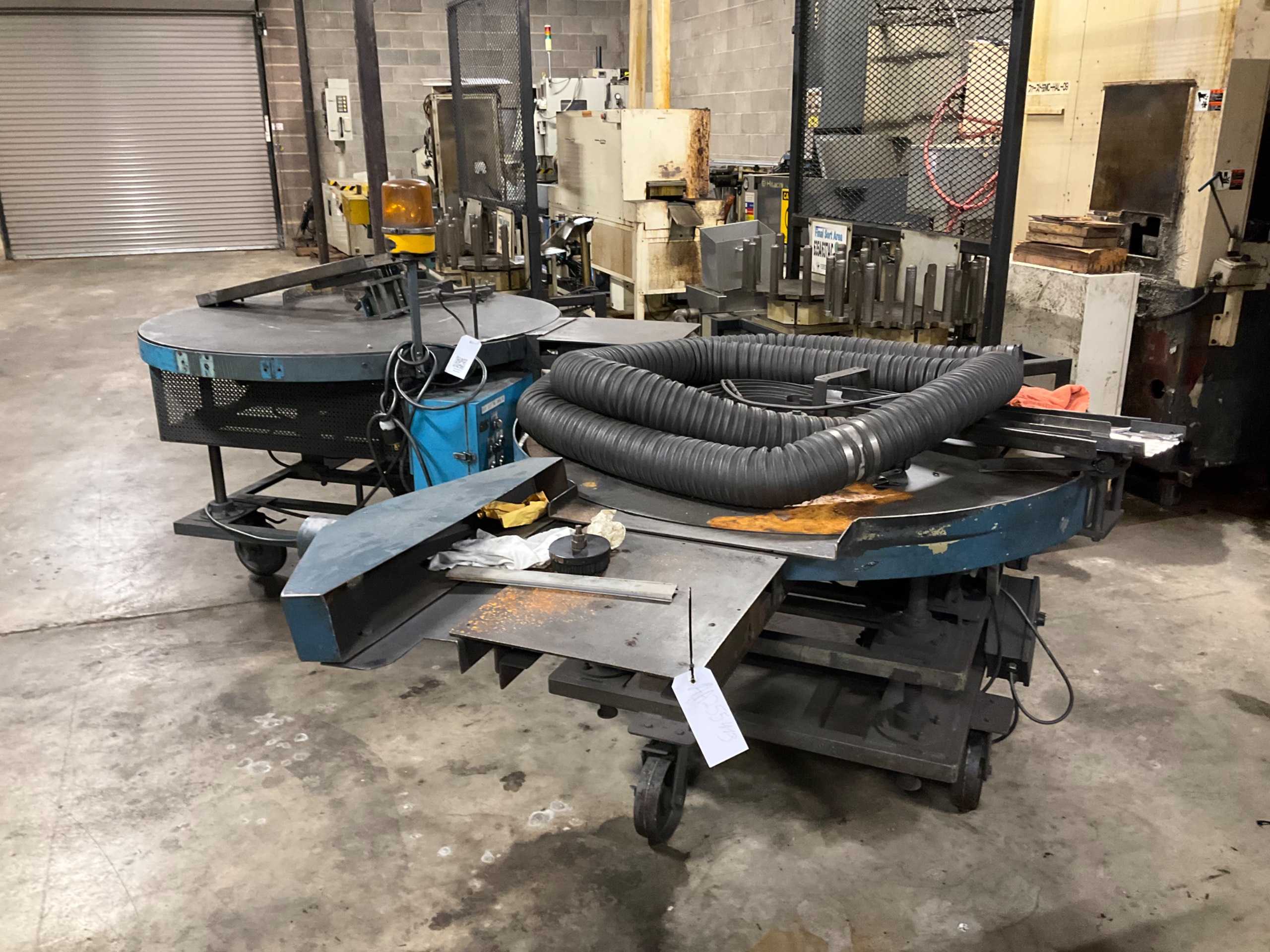 QTY 2: FEEDER TABLES - MATERIAL HANDLING