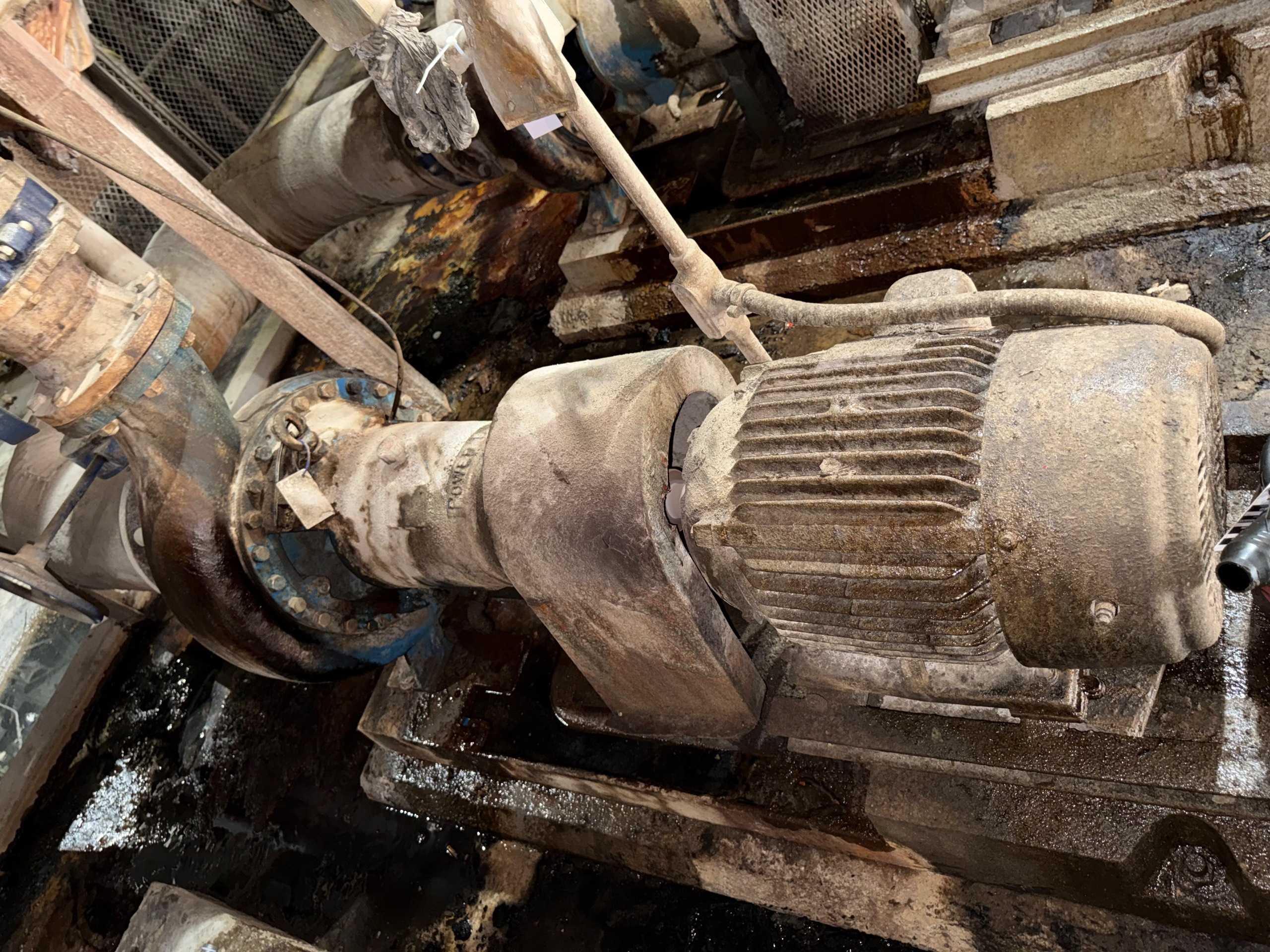 POWER D PUMP & 20HP MOTOR ASSEMBLY - PUMP & MOTOR ASSEMBLY