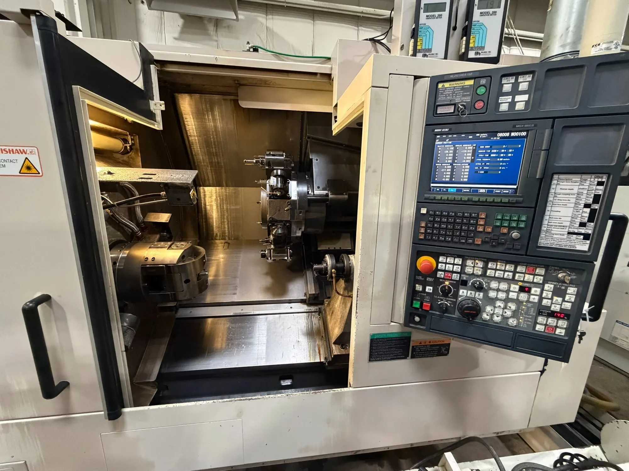 2008 MORI SEIKI NL2500Y/700 CNC LATHE, 4,000 RPM, 25 HP, Y-AXIS, MSX-850 - CNC LATHES