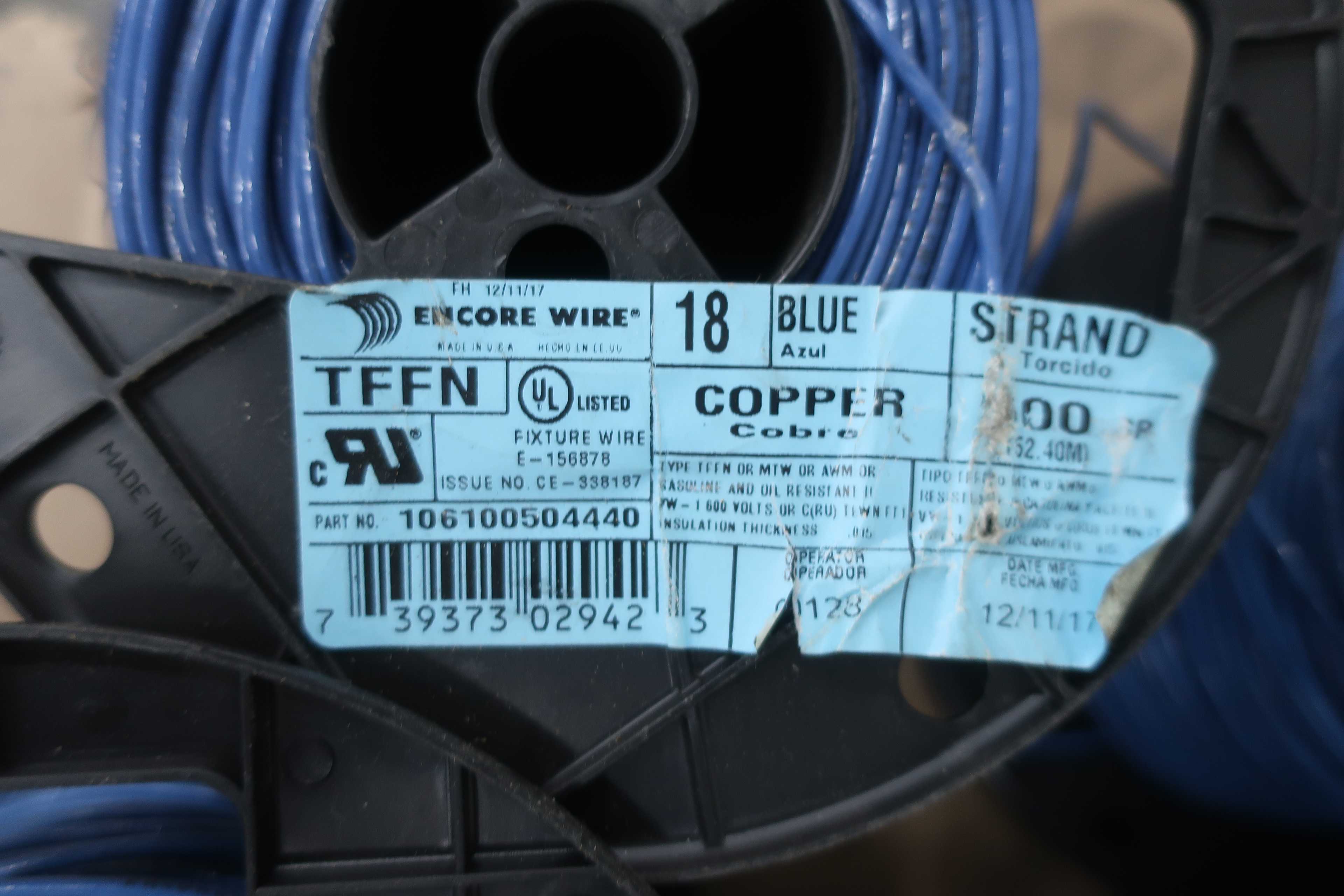 PALLET OF ASSORTED INSULATED WIRE - WIRE