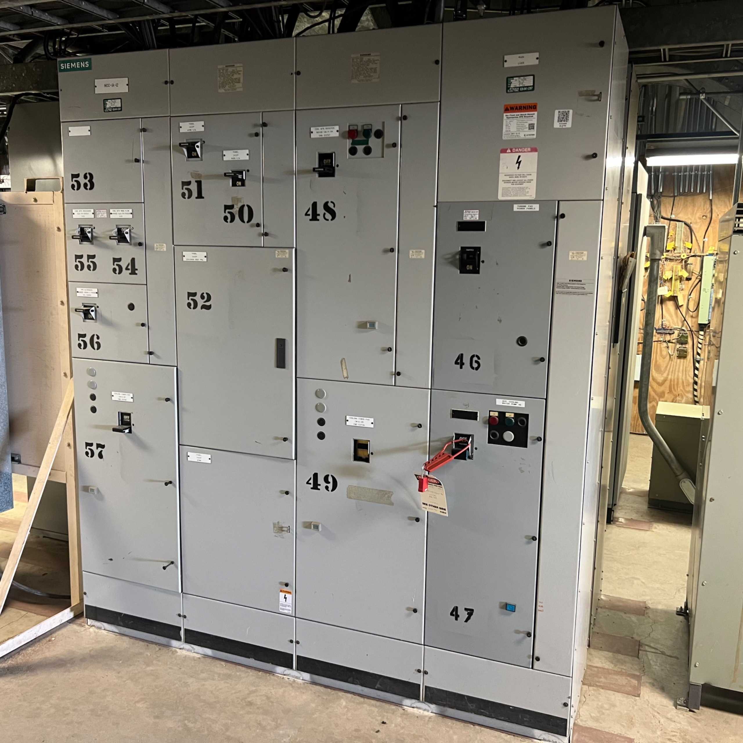 BULK QTY OF SIEMENS MOTOR CONTROL CENTERS - MOTOR CONTROL CENTERS