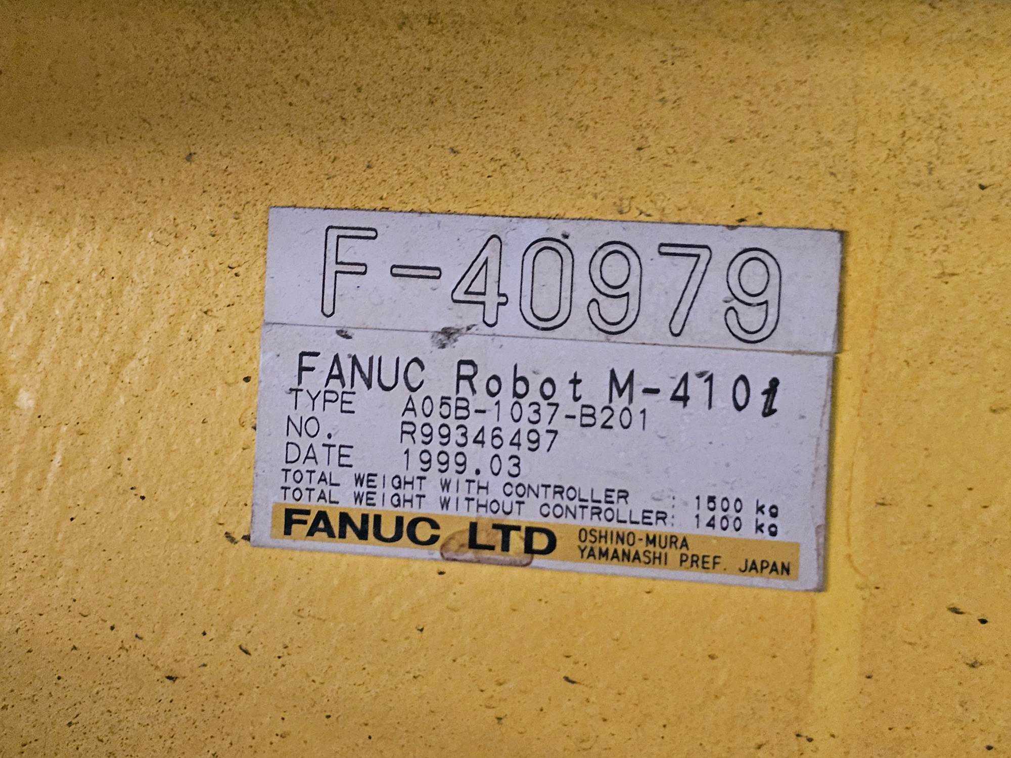 QTY 3: FANUC M-410I ROBOT & CONTROLLER ASSEMBLY - ARTICULATED ROBOTS