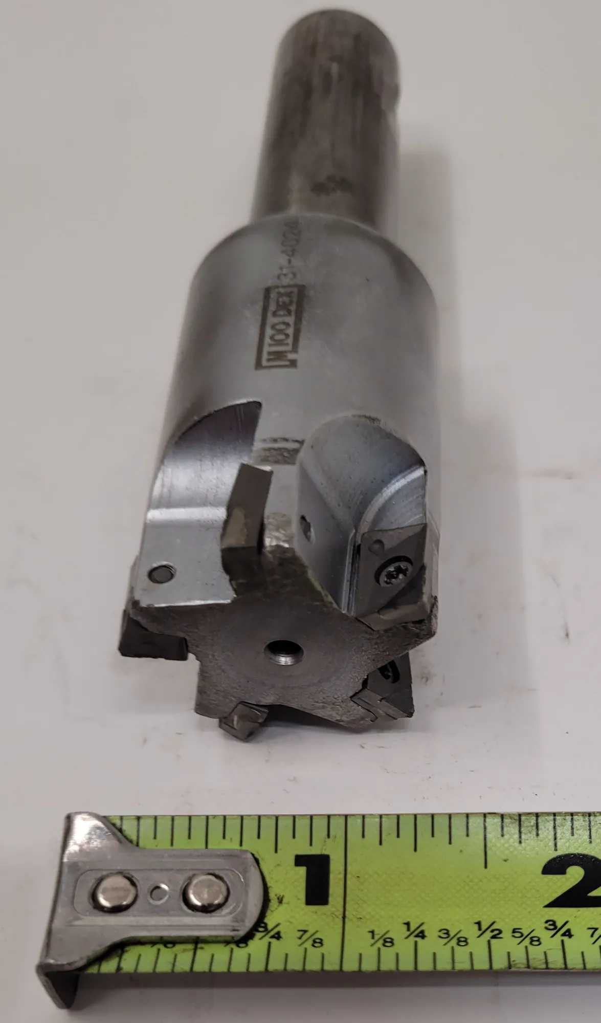 MICRO 100 INDEXABLE SQUARE SHOULDER END MILL 31-4024, 1-1/4" CUTTING DIA. - MACHINE TOOLING