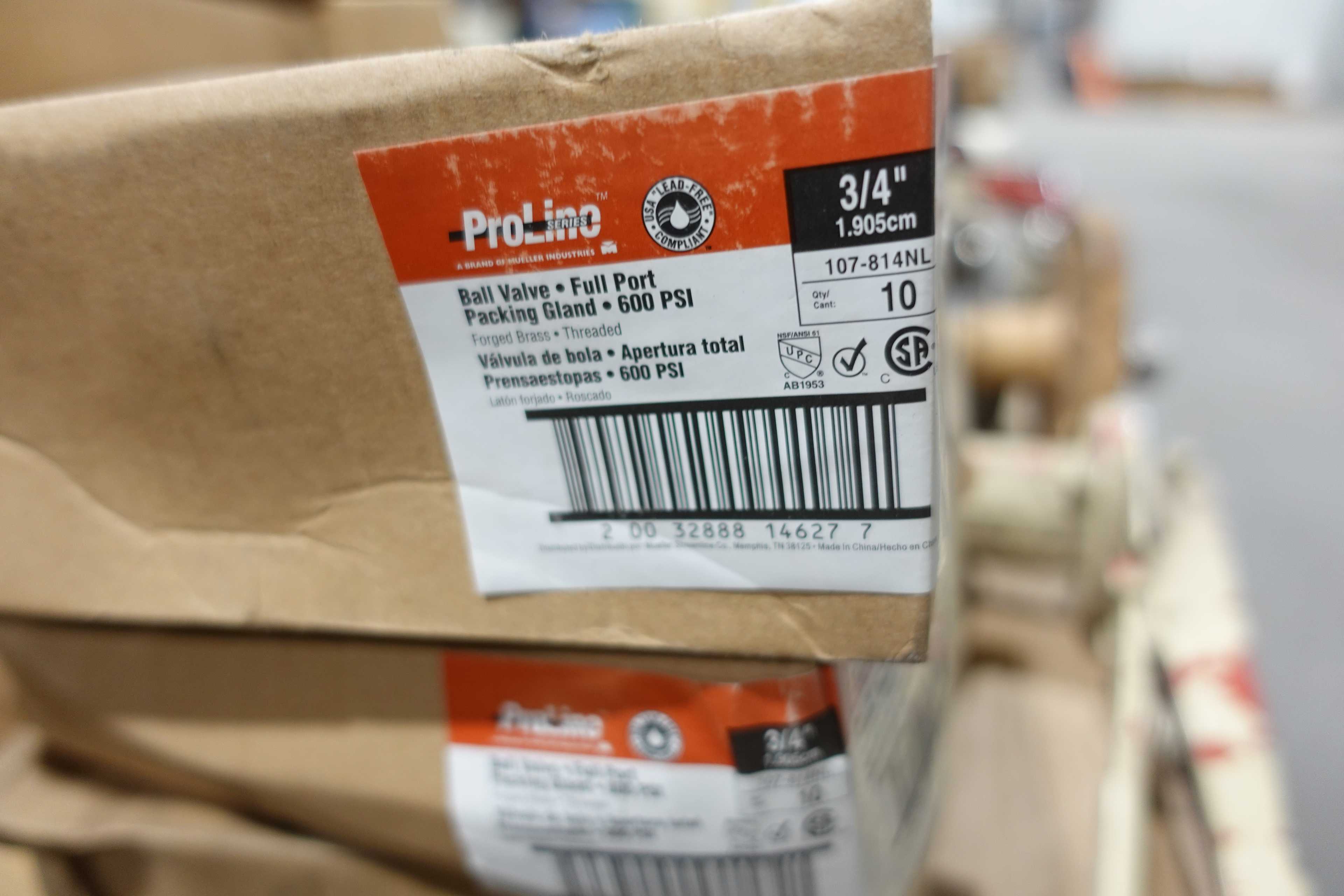 3 PALLETS OF ASSORTED MANUAL VALVES - VALVES