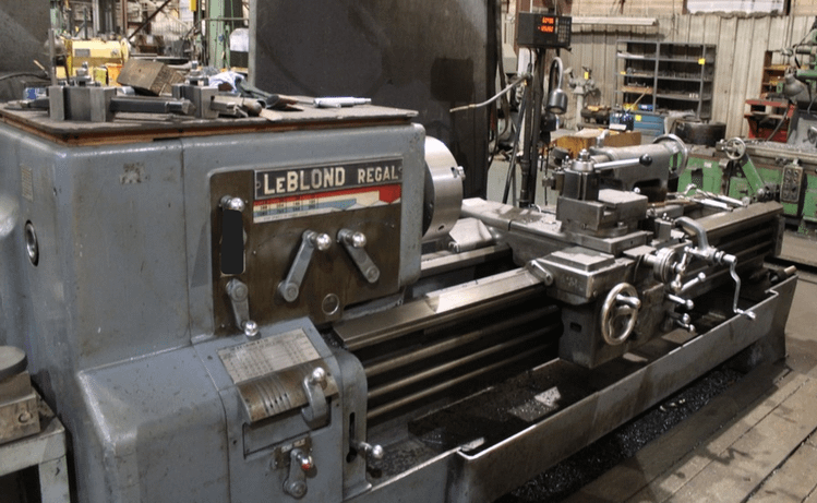 LEBLOND F21 REGAL ENGINE LATHE 22.25" SWING X 72" CTRS 10HP 27-1080 RPM DRO - MANUAL LATHES