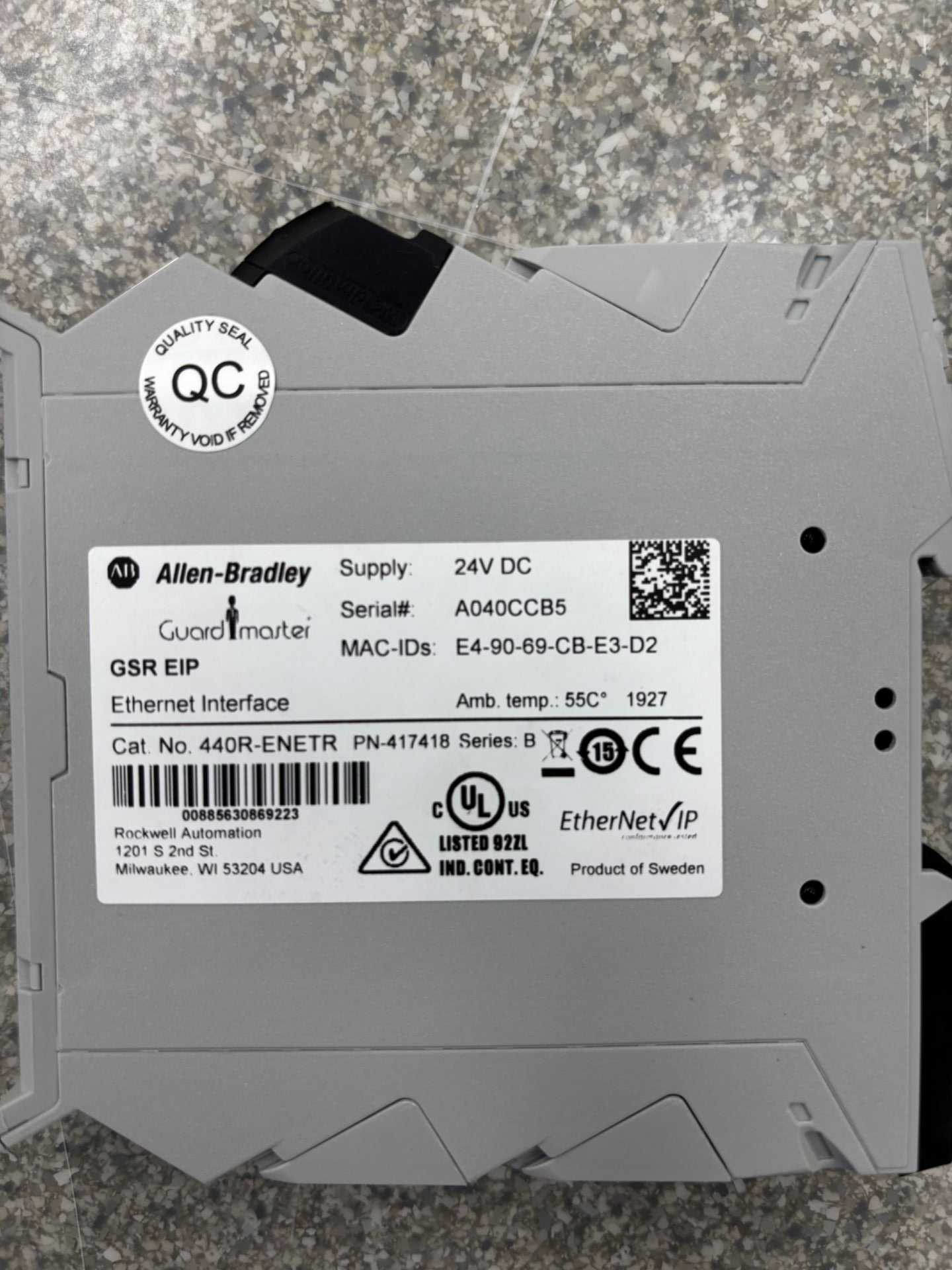 ALLEN BRADLEY 440R-ENETR COMMUNICATION MODULE - COMMUNICATION MODULES
