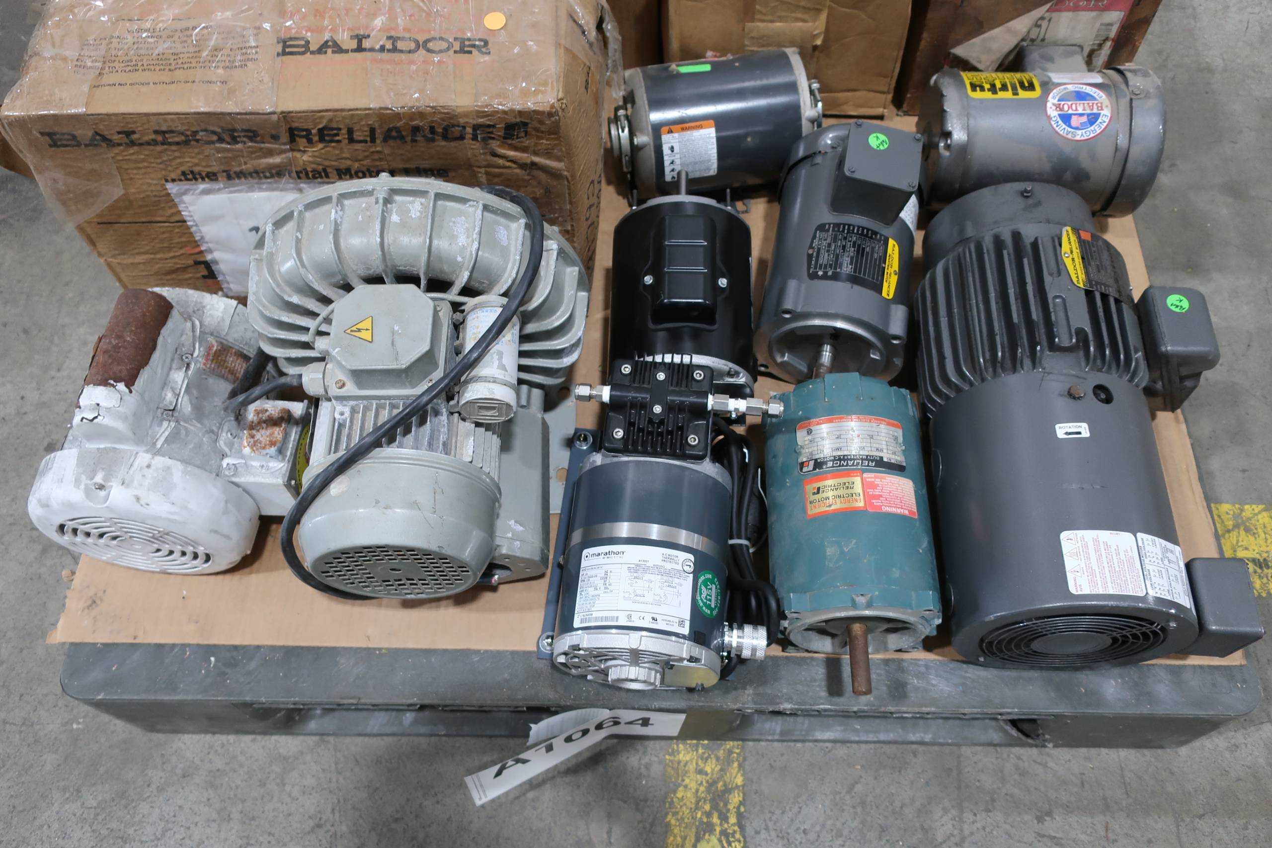 PALLET OF ASSORTED MOTORS - AC MOTOR