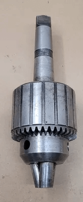 JACOBS 20N BALL BEARING CHUCK W/ KEY, 3/8"-1" CAPACITY, AO405 CHUCK ARBOR, #4 MT - MACHINE TOOLING