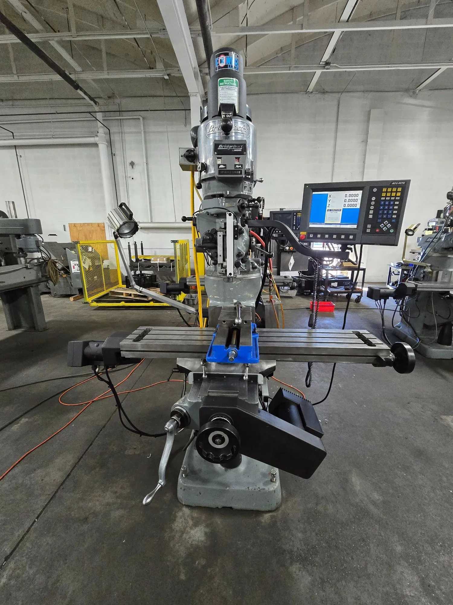 2008 BRIDGEPORT/HARDINGE SERIES 1 MP (2J) CNC VERTICAL MILL 35X12 ACU-RITE MP2 60-4200RPM R8 - MILLING MACHINES